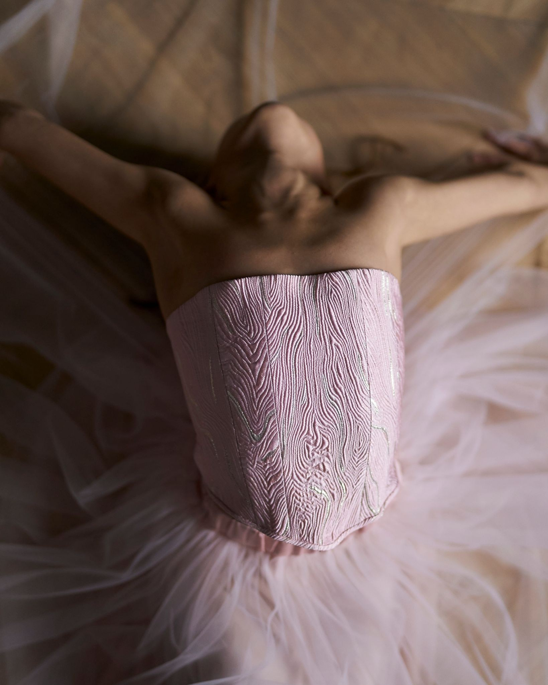 Корсет ‘Paris’ Rose в розово-золотом оттенке