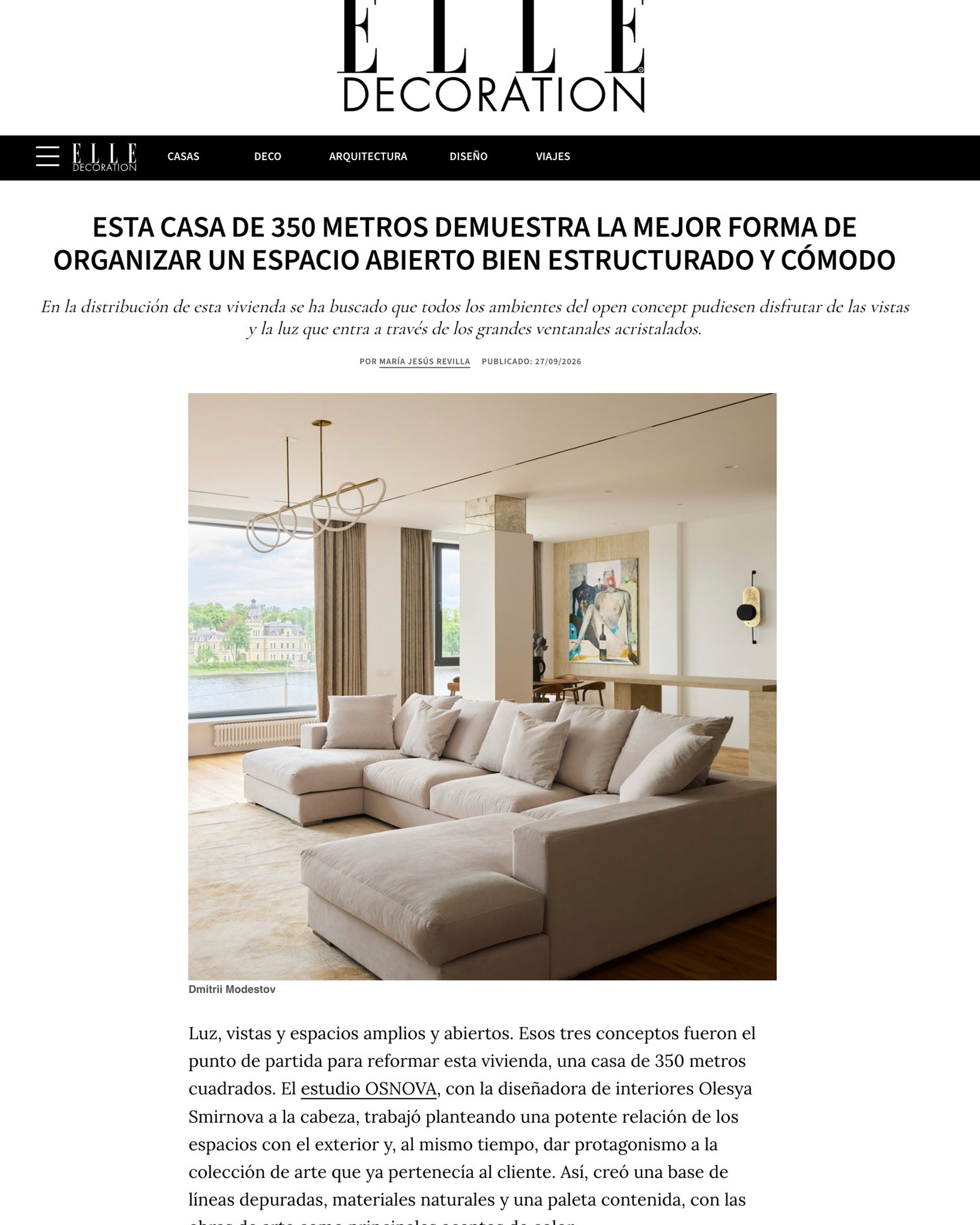 ELLE Decoration Spain Сентябрь 2026