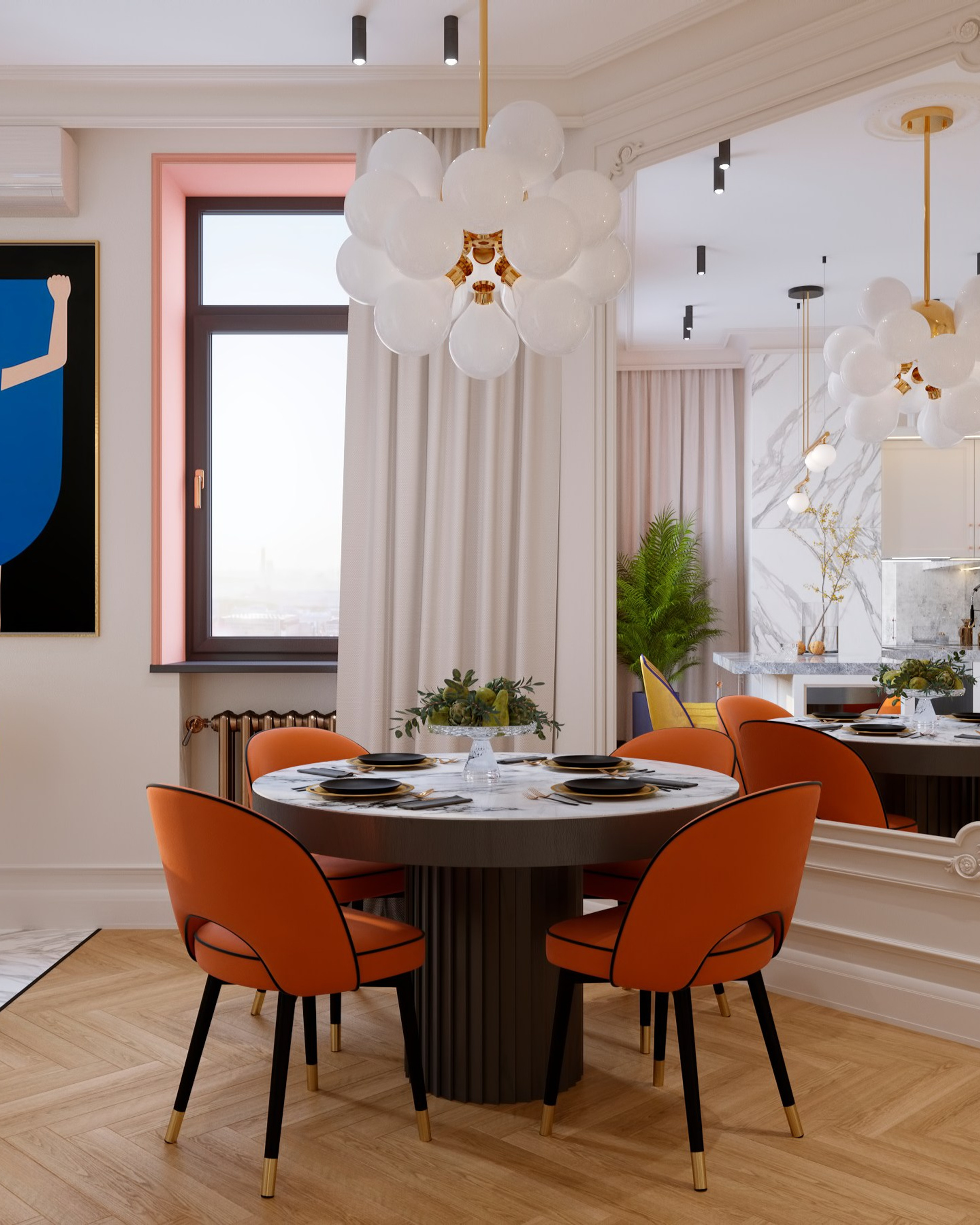 Квартира в доме-памятнике по набережной Шевченко. 2021 г.