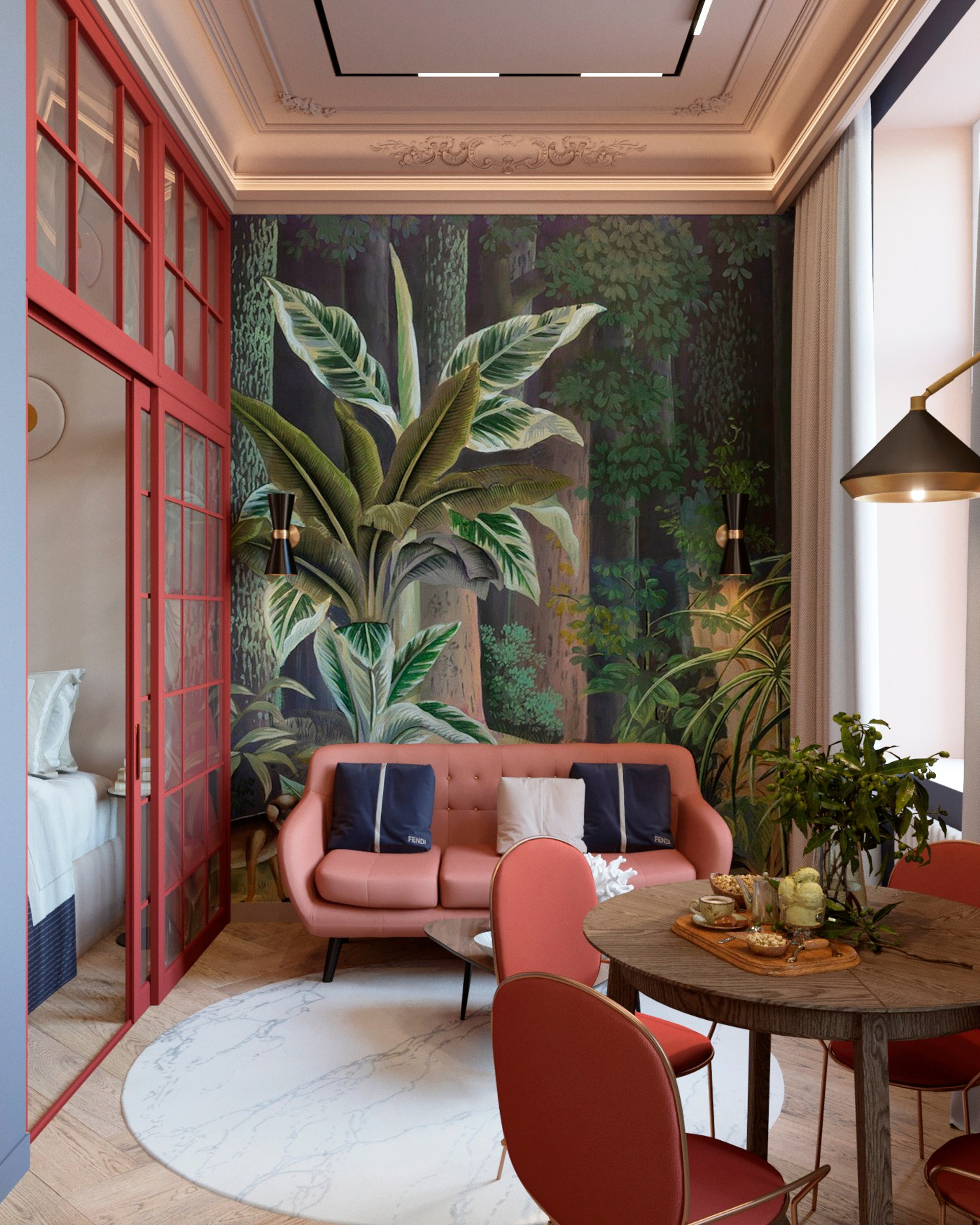 Маленькая студия для девушки в Химках. 2019 год