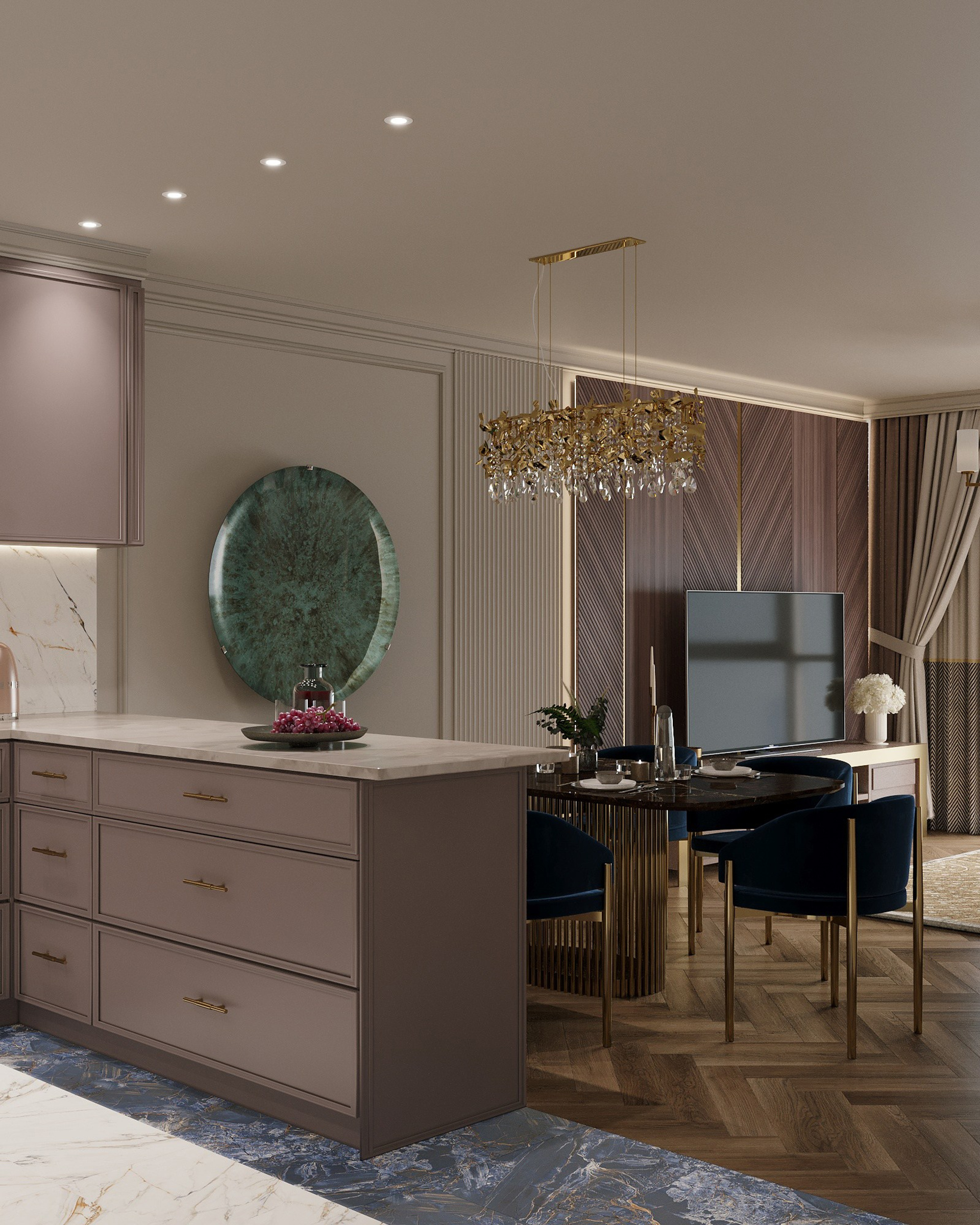 Квартира «ЖК Бриз» г. Геленджик, 103 кв. м. Цель: подарок родителям от детей для постоянного проживания.