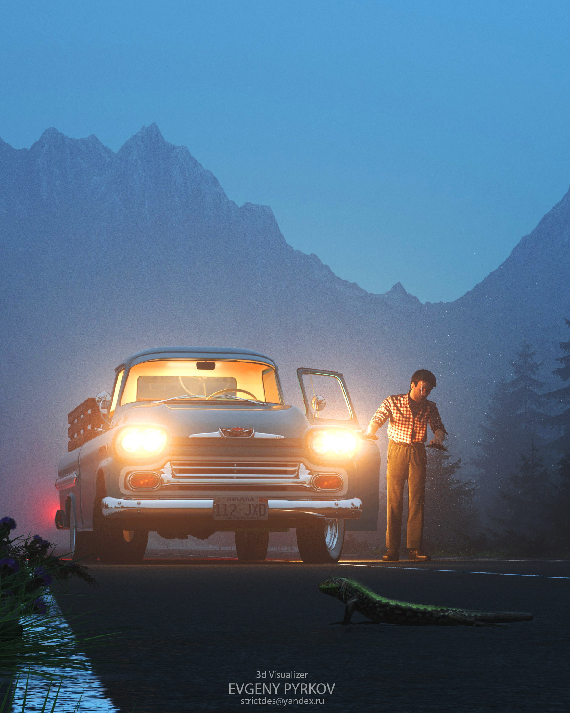 Творческие работы с автомобилями