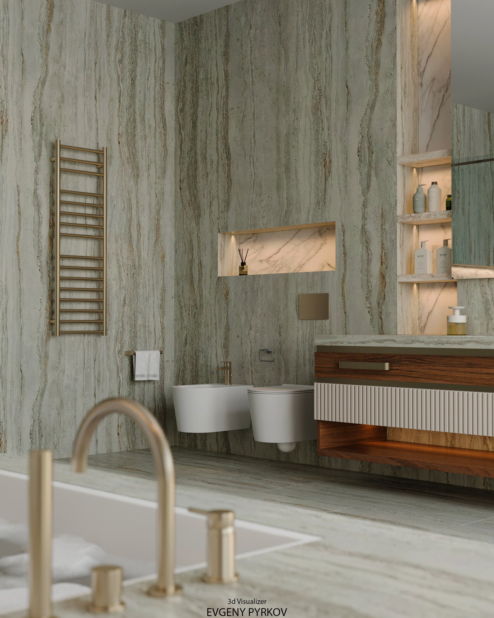 Санузел в частном доме. Клиент: Гильмутдинов Ринат