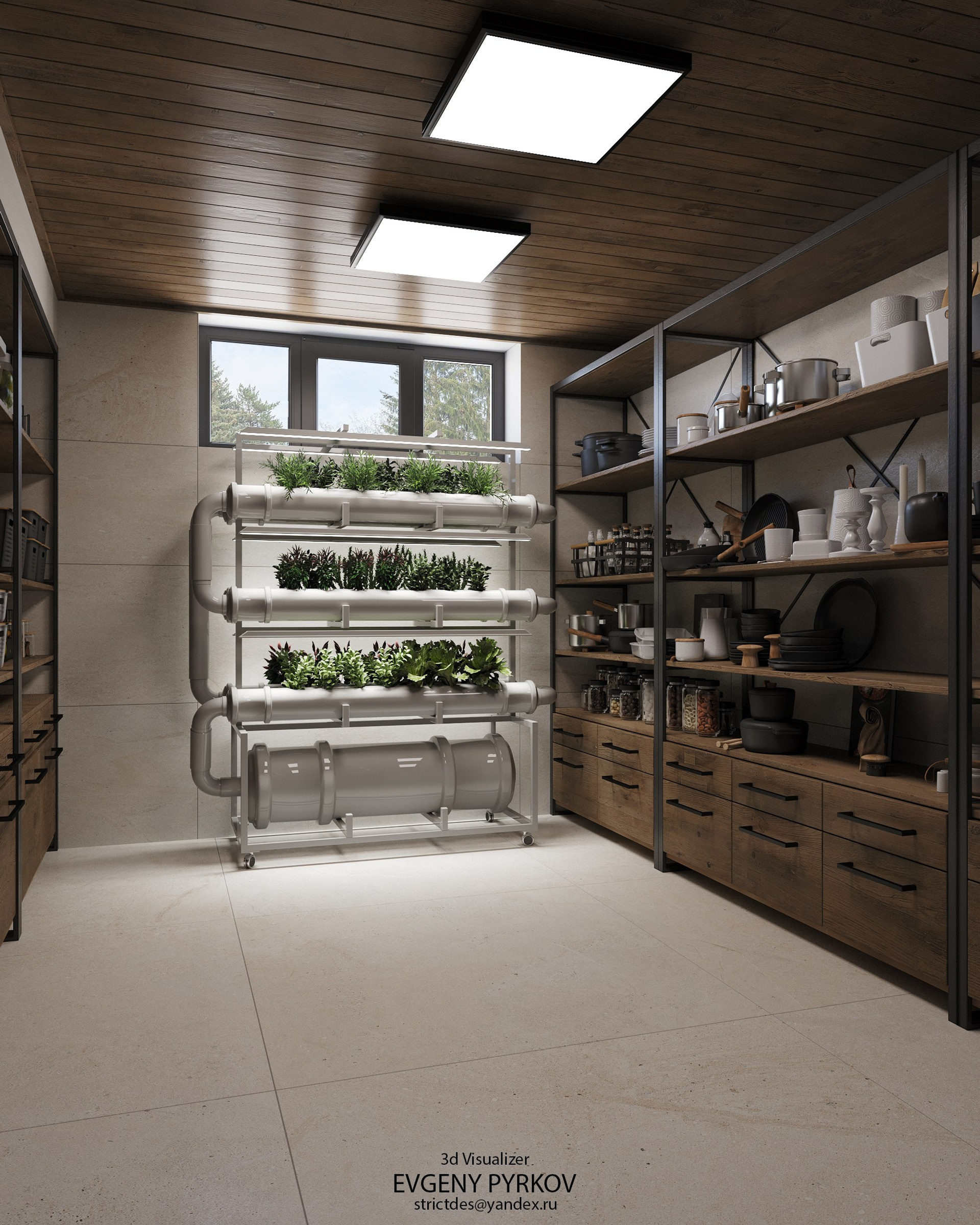 Кладовая и погреб в частном доме. Клиент Шубина Мария