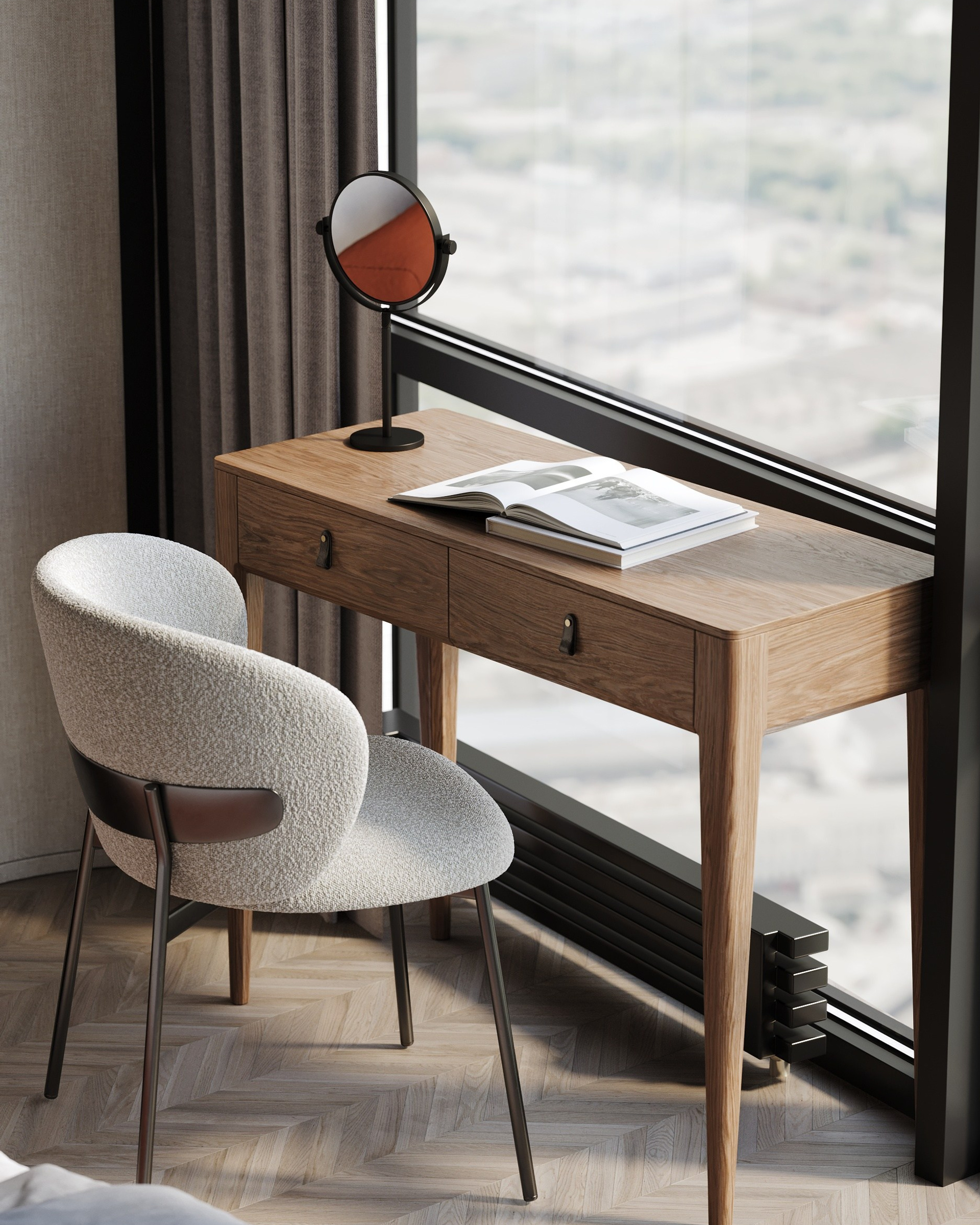 Спальня и детская из проекта квартиры. Клиент Vinokurov buro