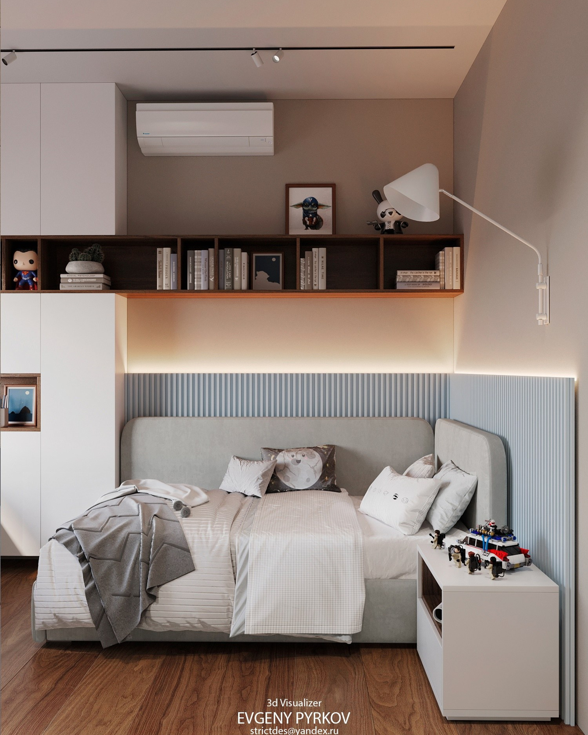 Детская в небольшой квартире. Клиент Stolyarov architectural bureau