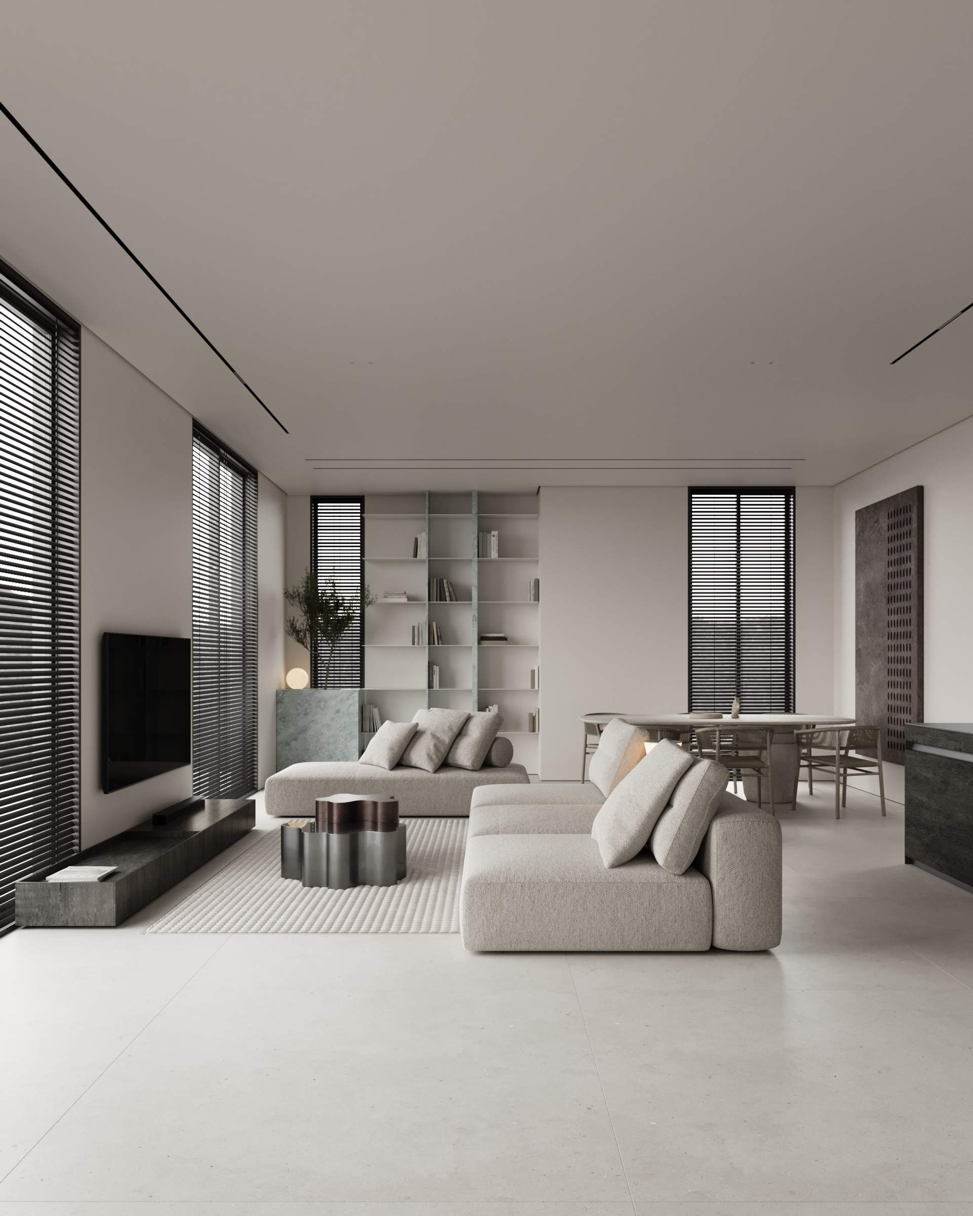 Kitchen & living room