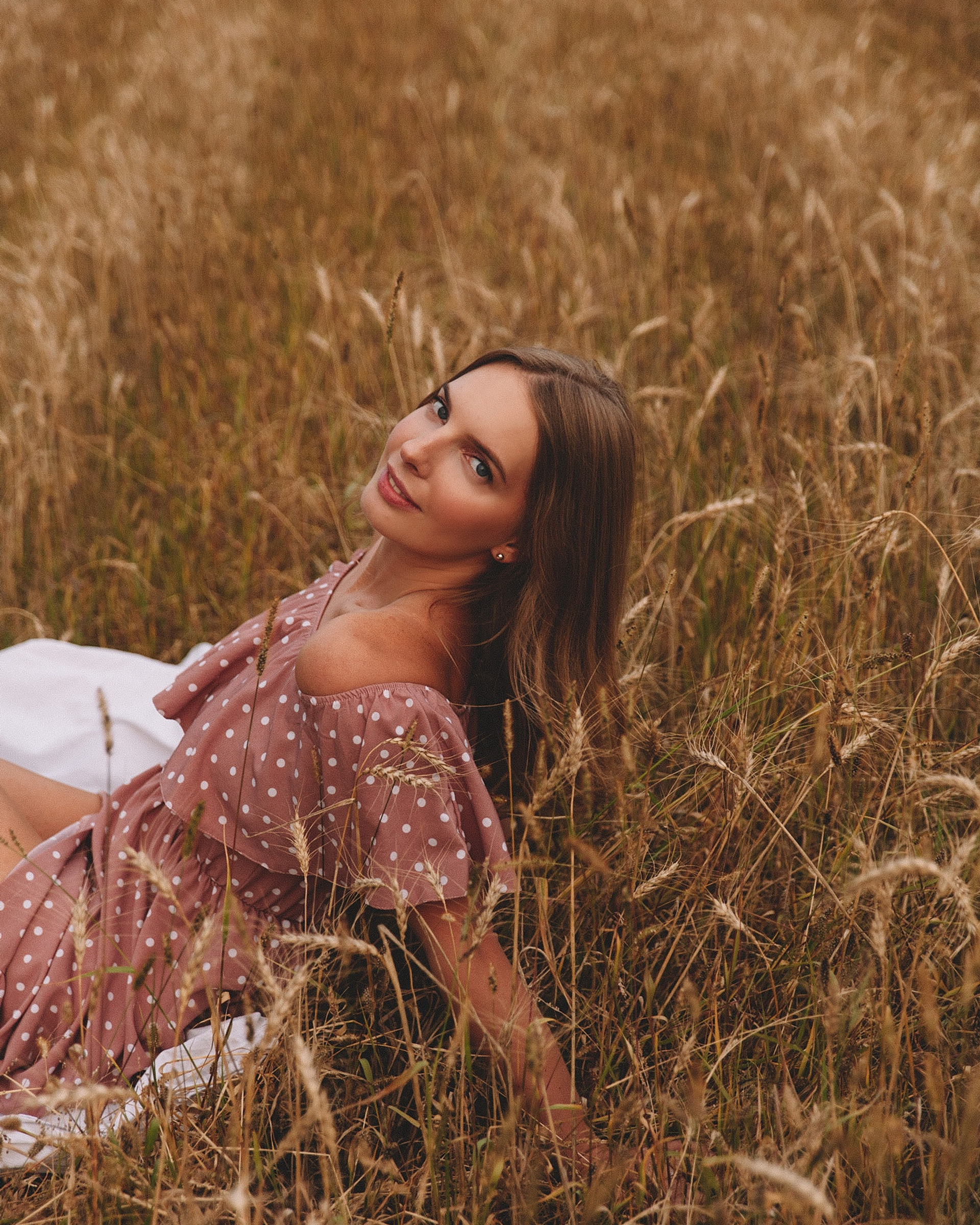 Индивидуальная фотосессия в пшенице|Леся