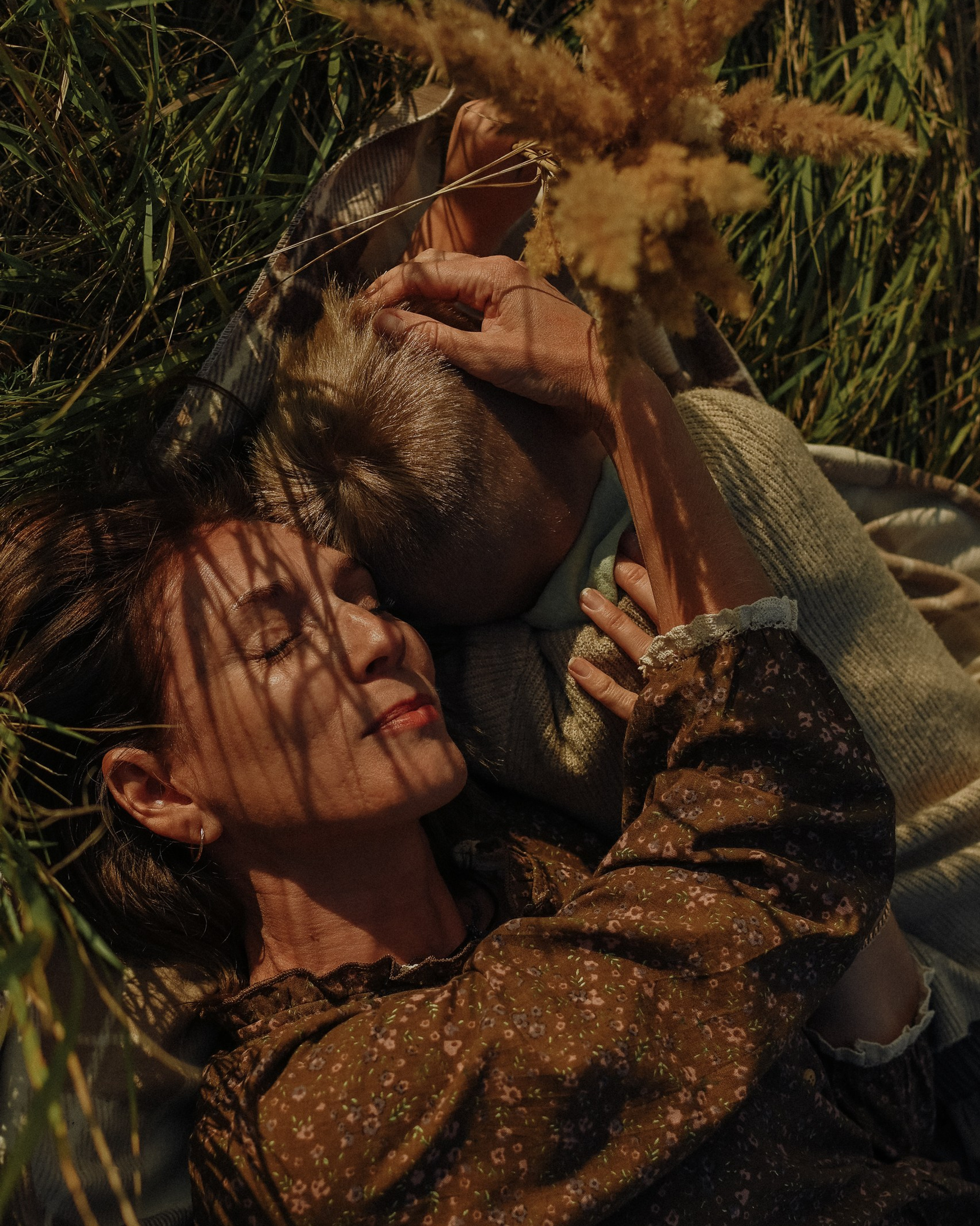 Лена и Ваня. Фотосессия в поле