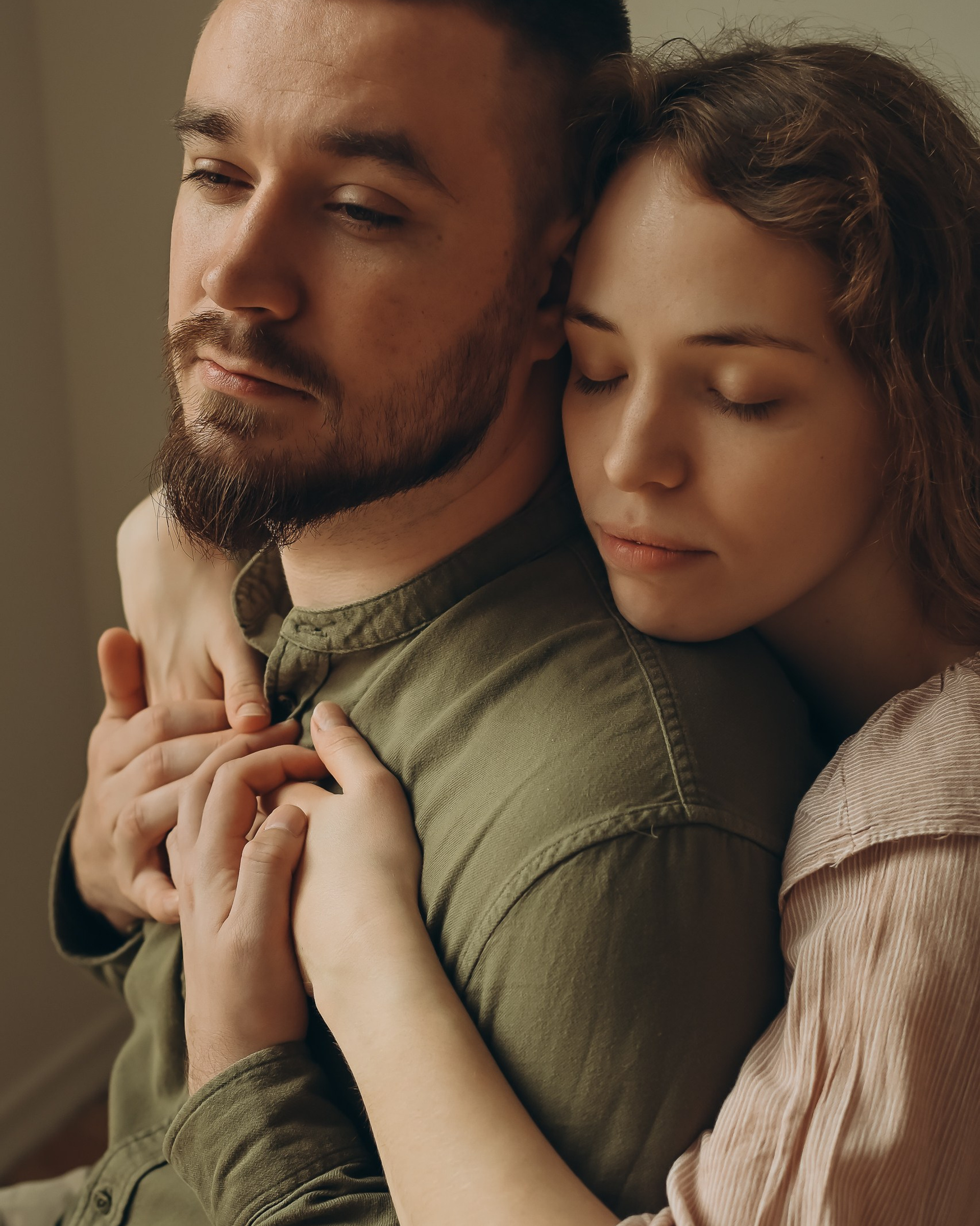 Даша и Максим. Фотосессия в фотостудии