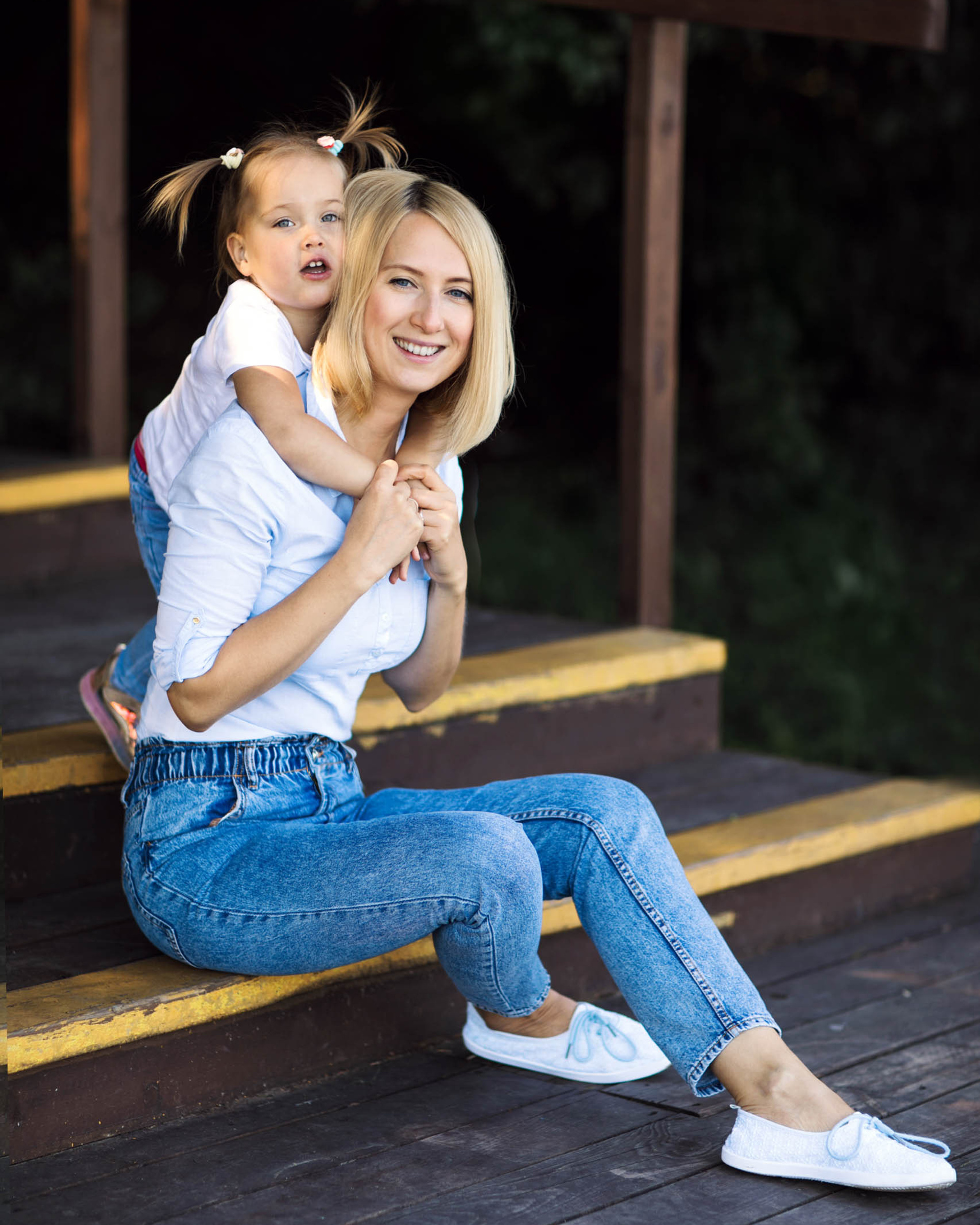 Прогулка мамы блогера