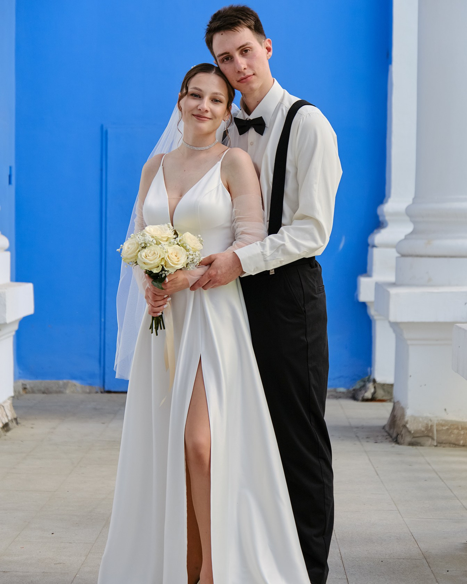 Летняя свадебная фотосессия на территории КЦ «Россия» для Полины и Кирилла