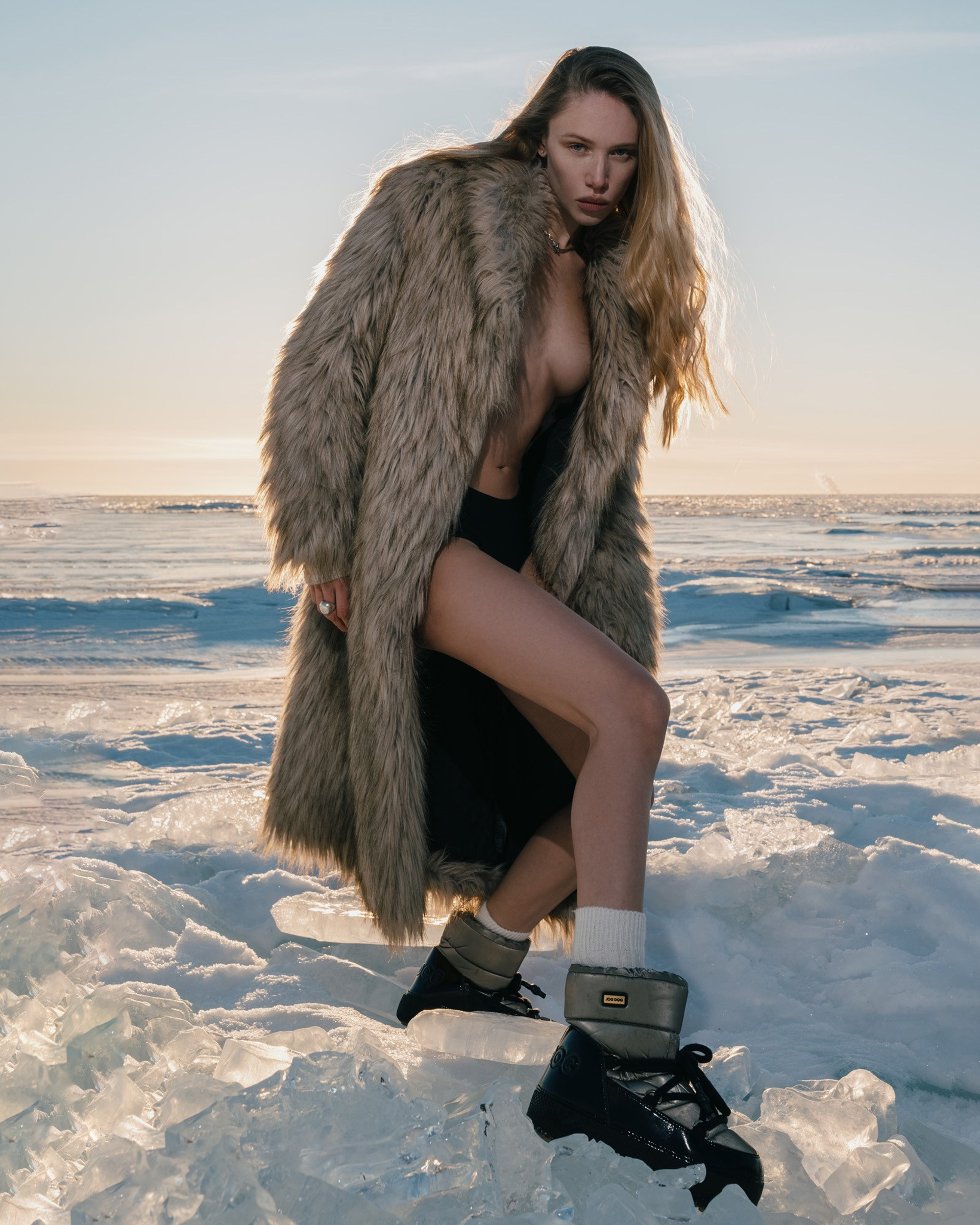 Зима. Репино. Юля