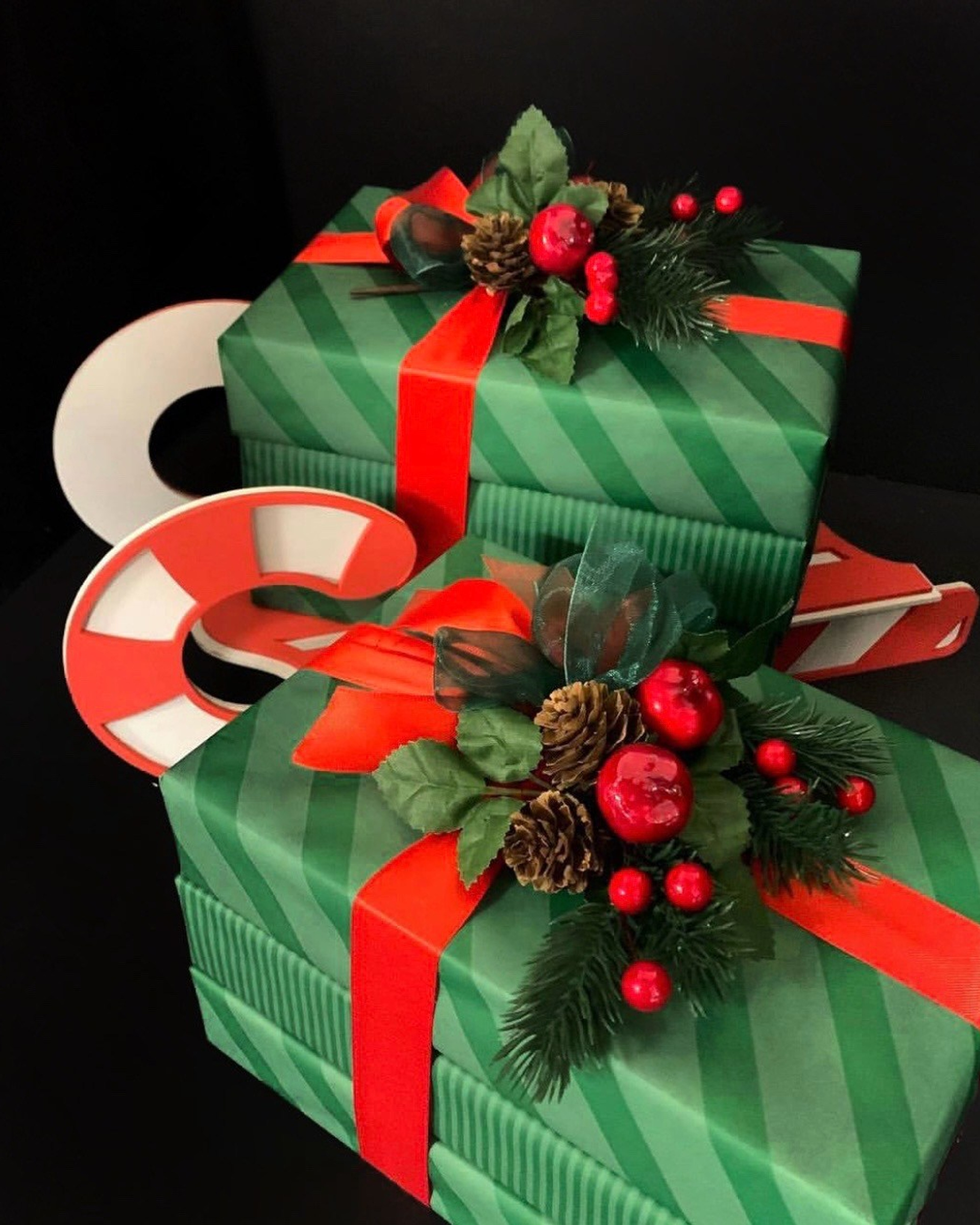 Оформление подарка НГ