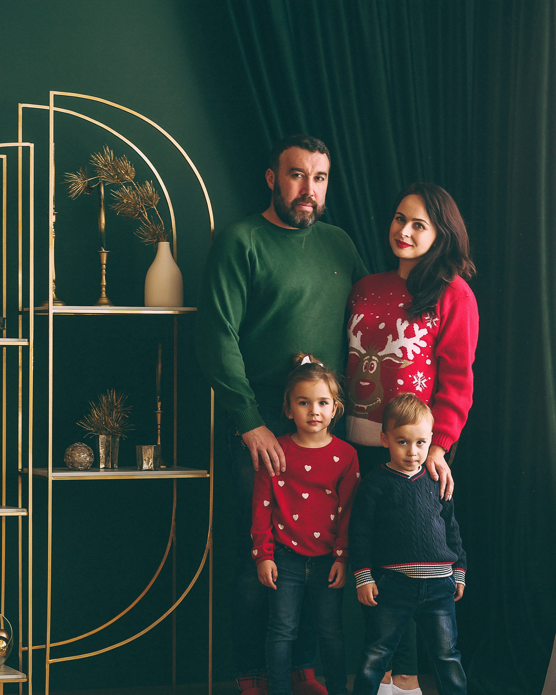 Новогодняя фотосессия Калашниковых