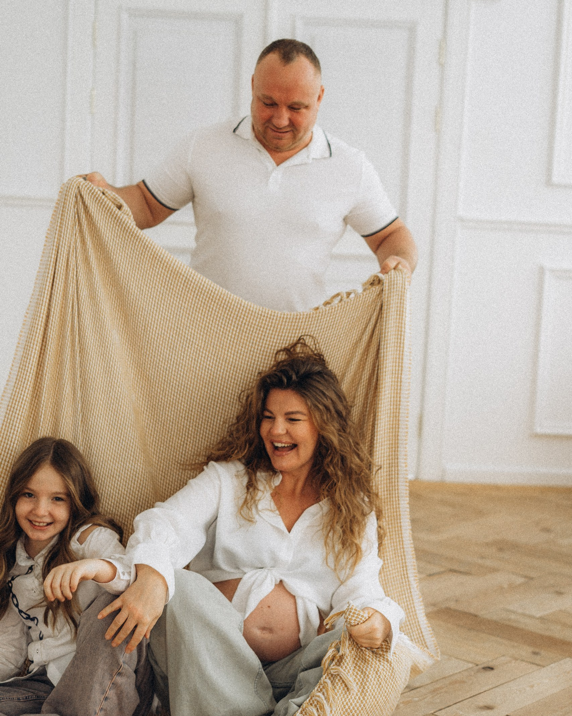 Семейная съемка в&nbsp;студии