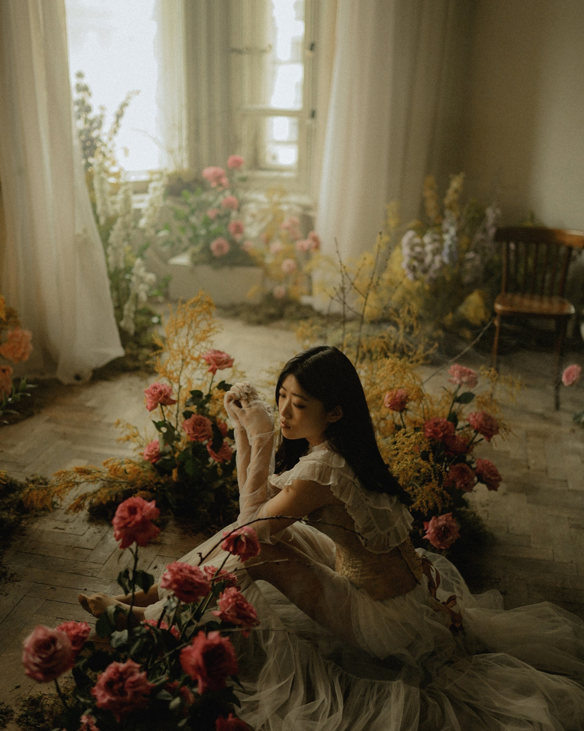 Кристина в саду