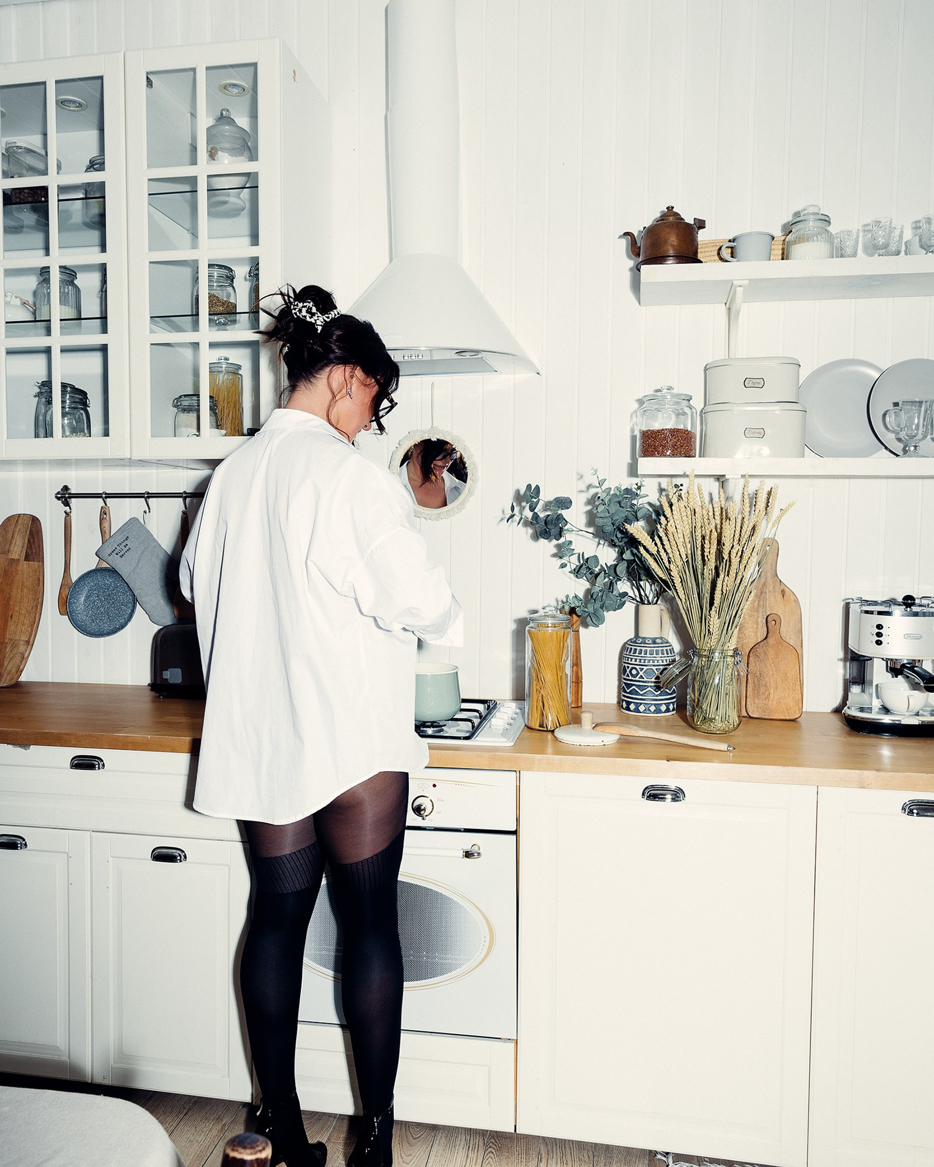 Mommy in the kitchen