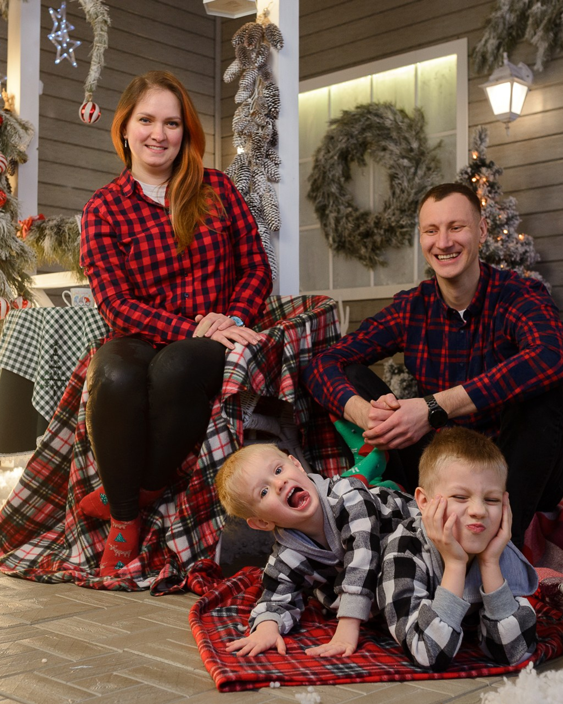 Новогодняя семейная съемка