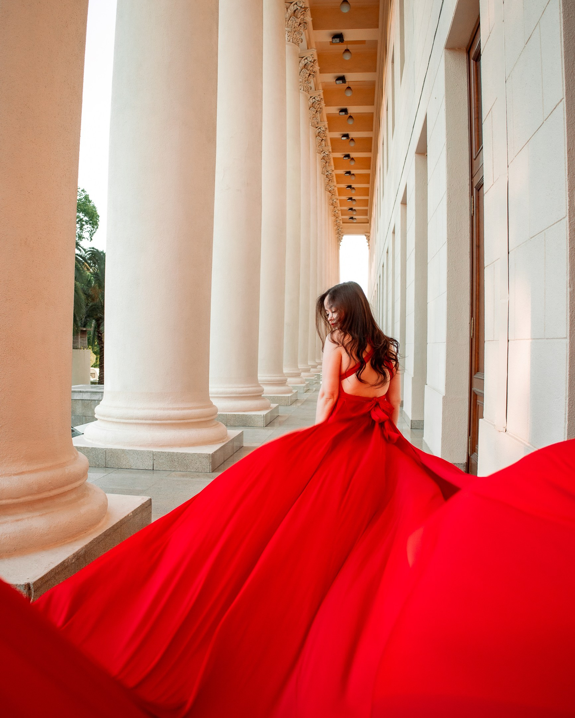 Летящее платье