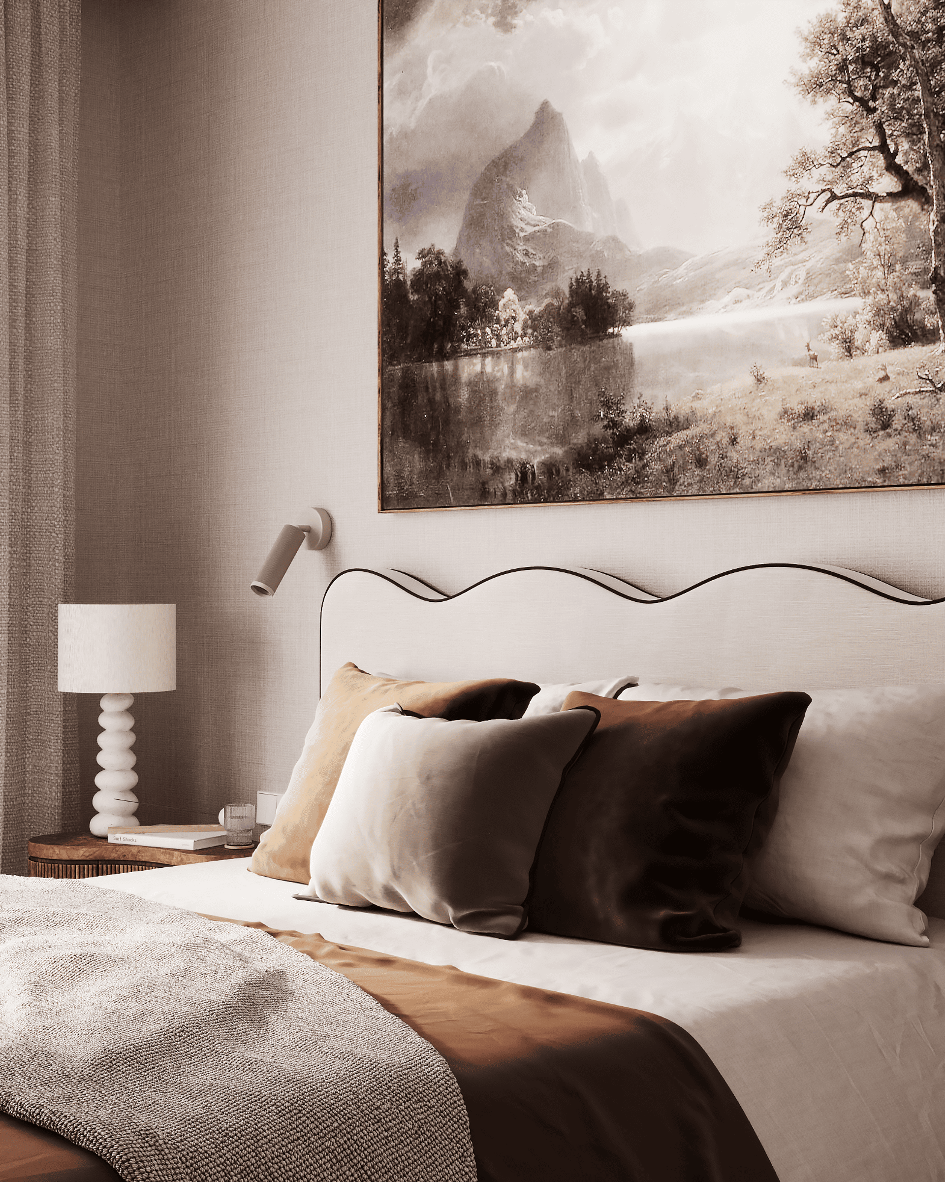 The caramel bedroom_A3_2024