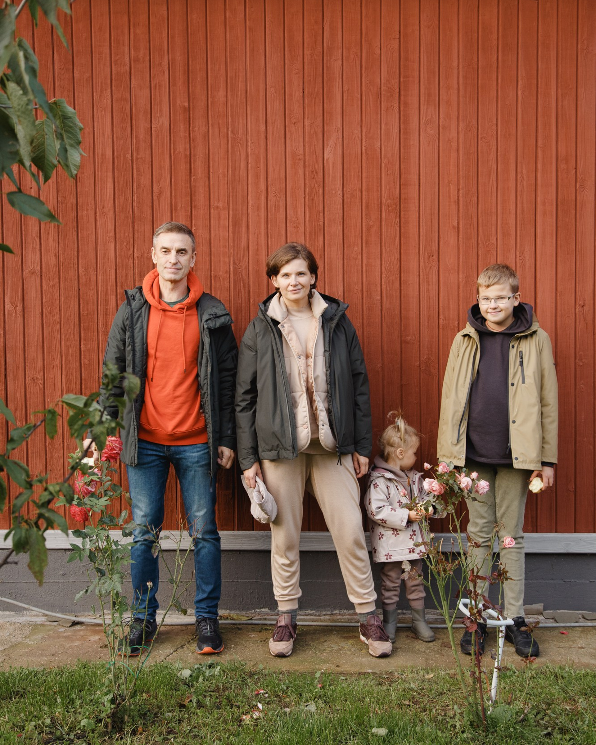 Семейная идиллия на даче