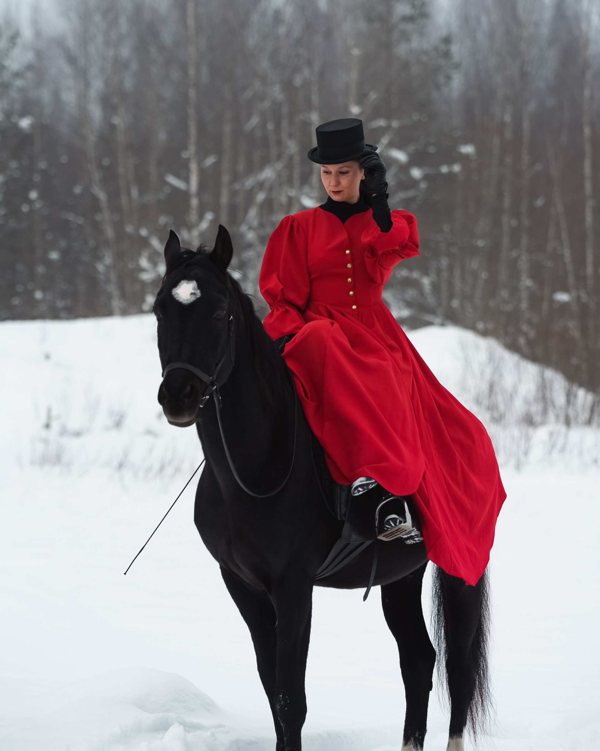 Съемки с лошадьми