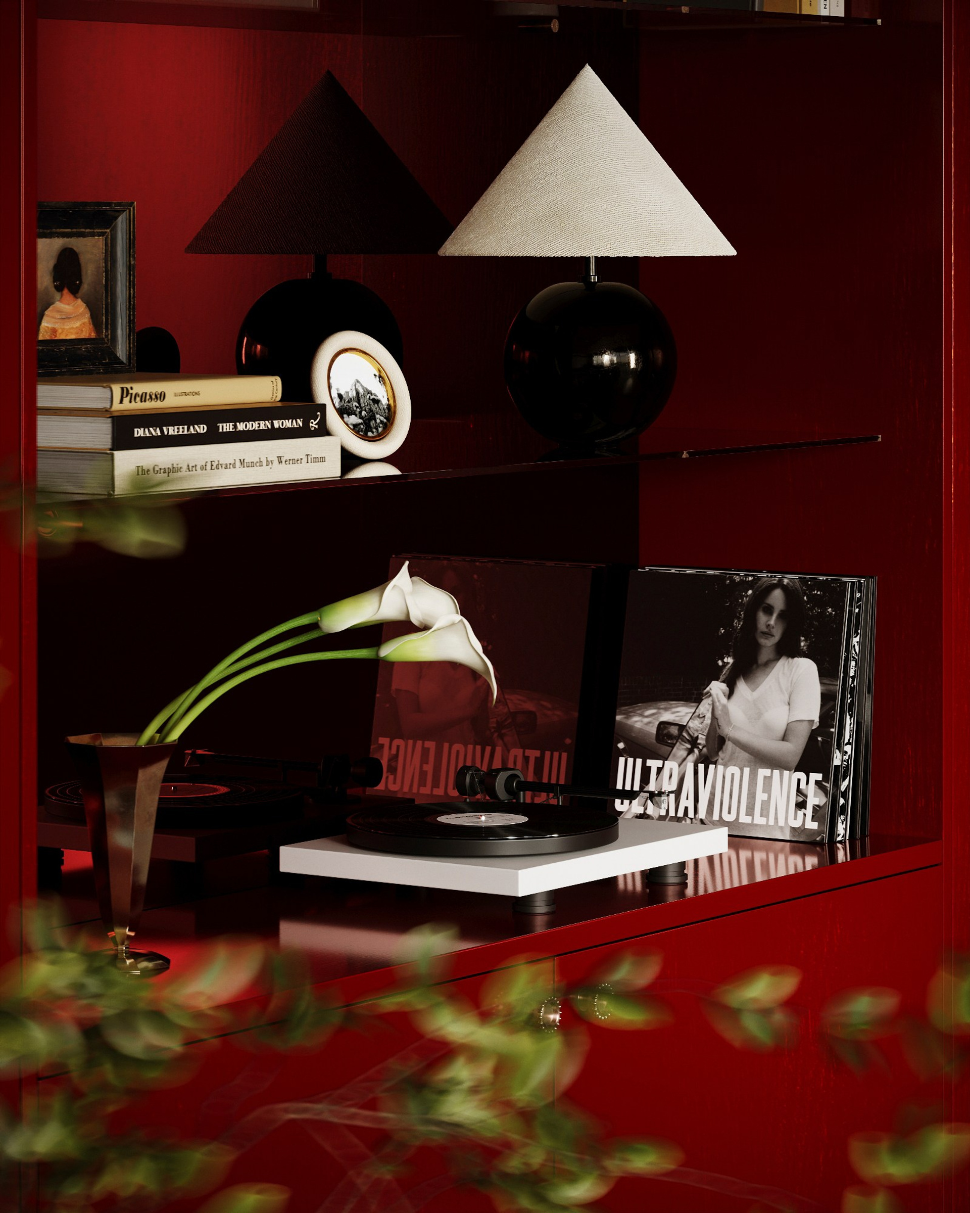 RED SCARLET LOUNGE | 2FORM DESIGN