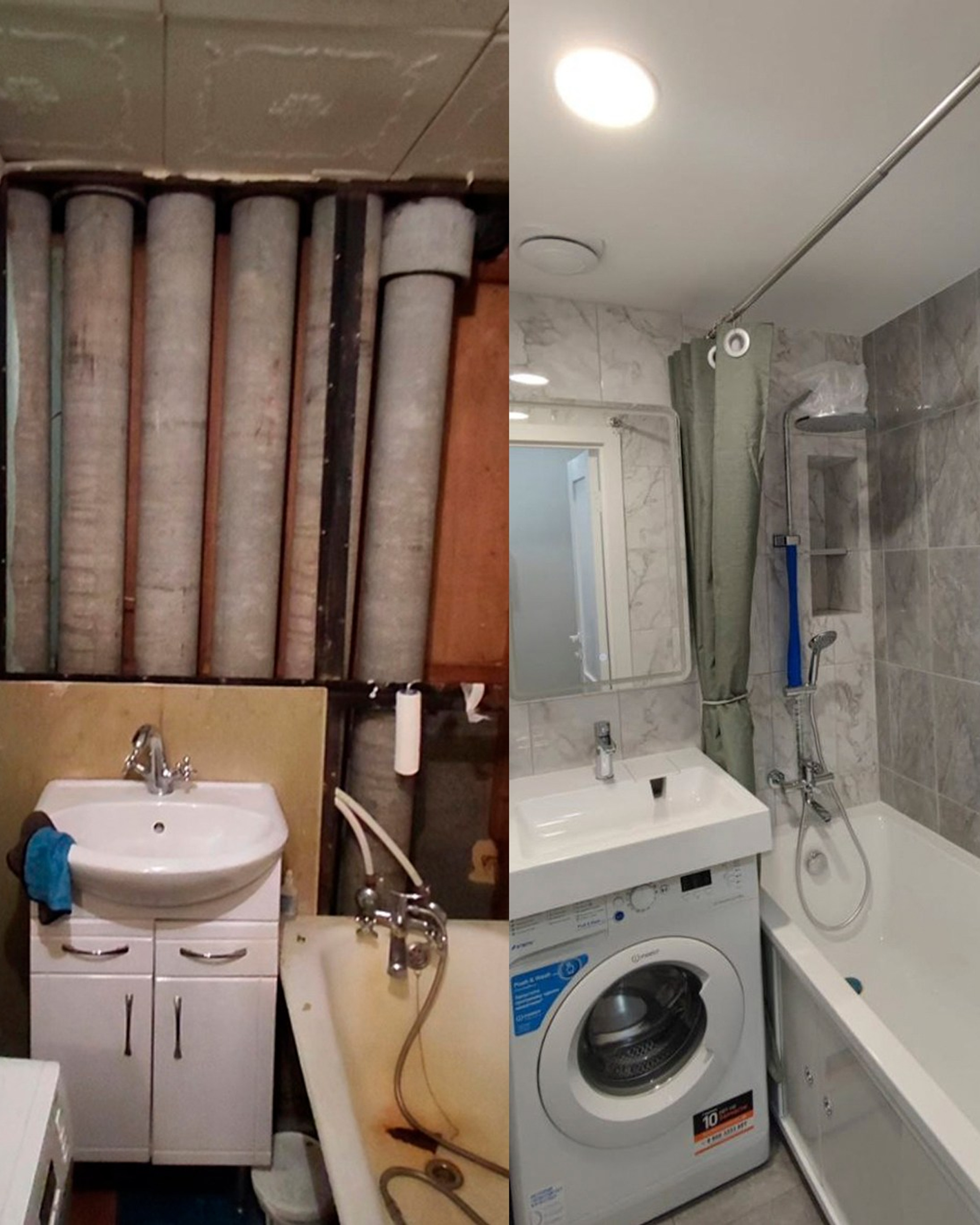 Ремонт ванной, туалета, прихожей на Большевиков