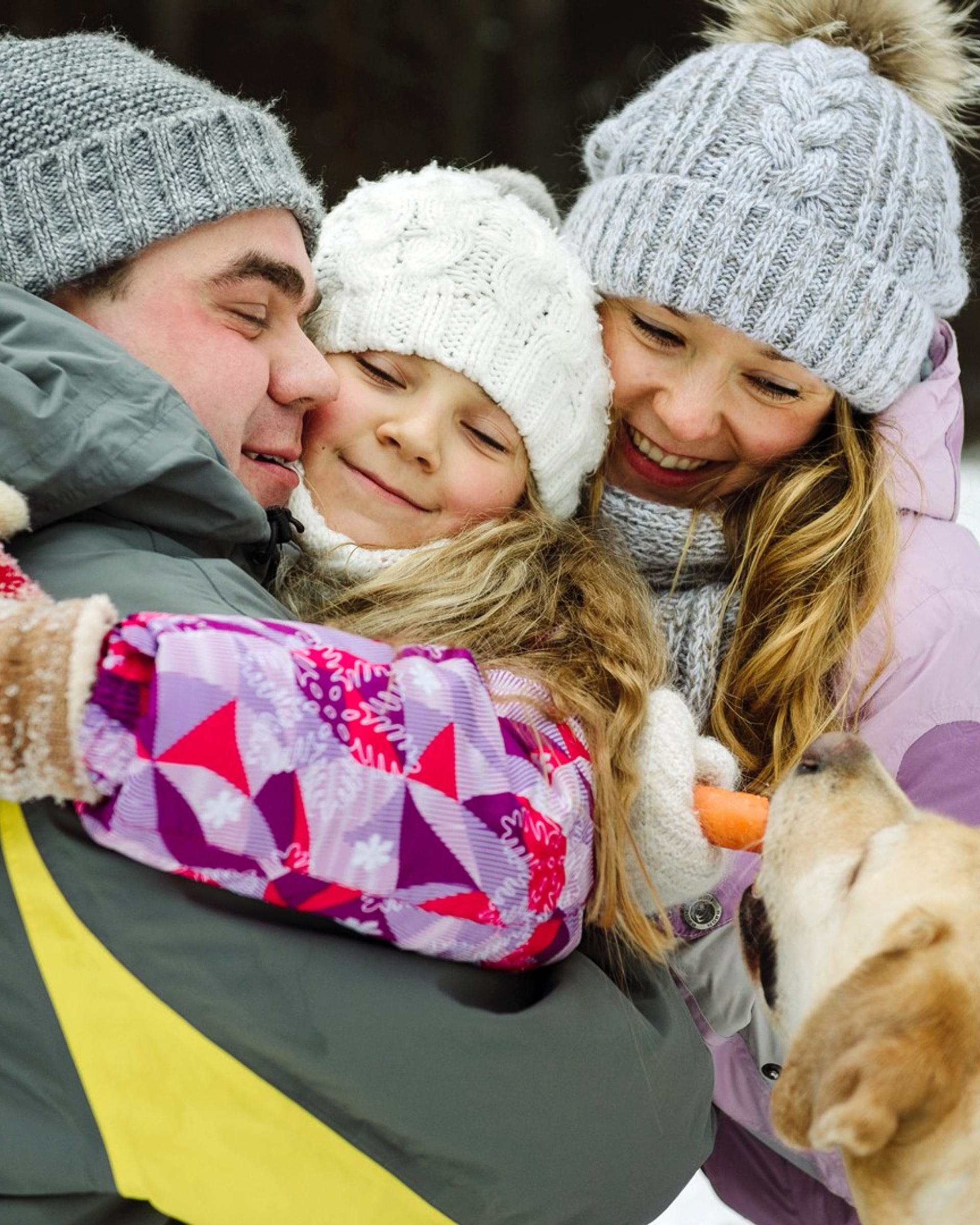 Семейная сьёмка зимой