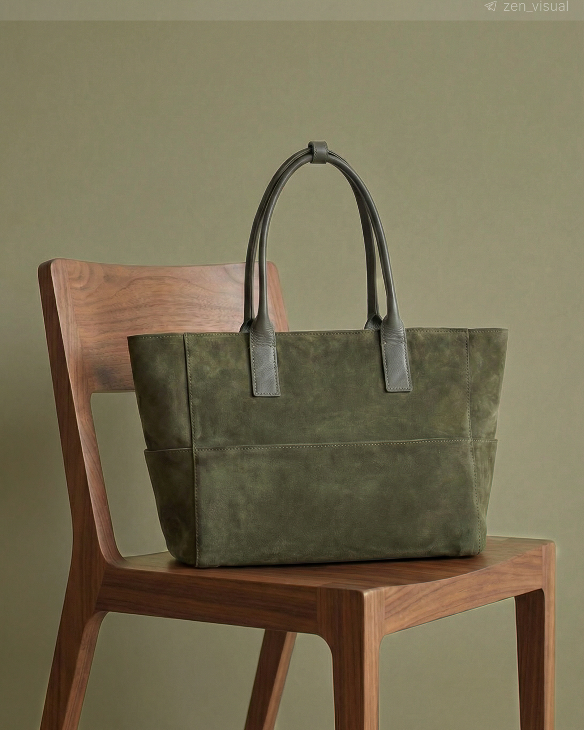 Визуал для кожаной женской сумки