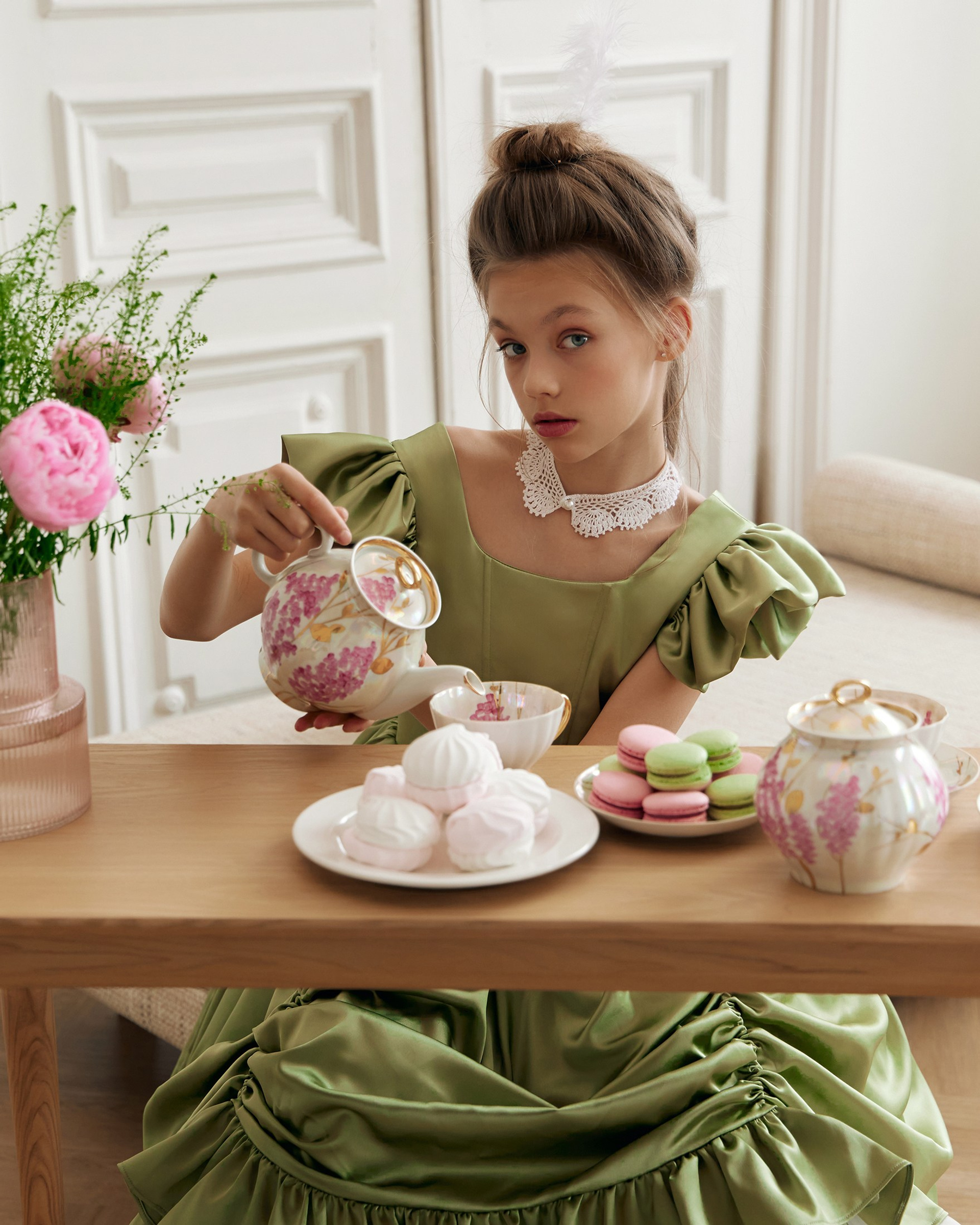 Peony съемка для бренда детской одежды