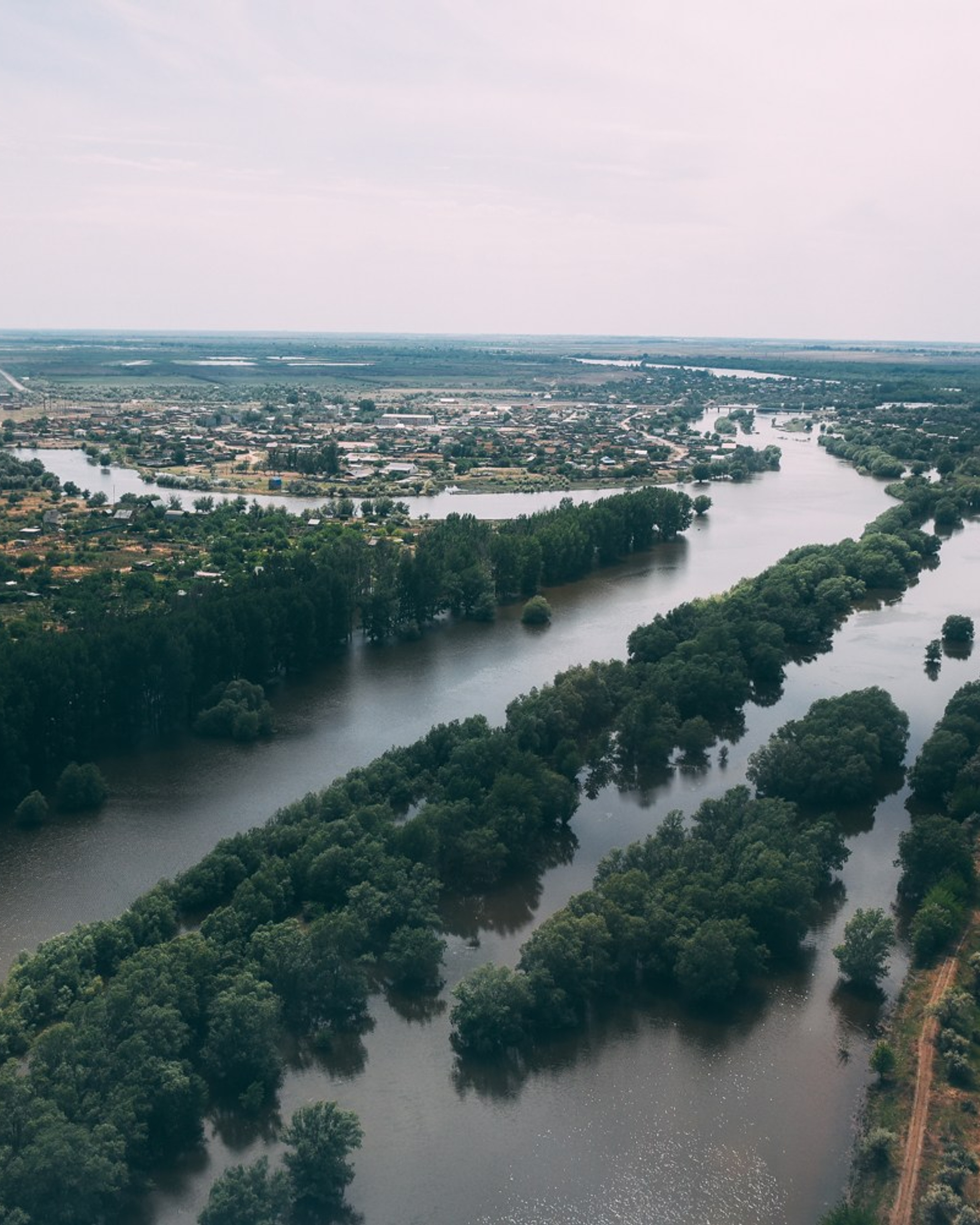 Вид с вертолета