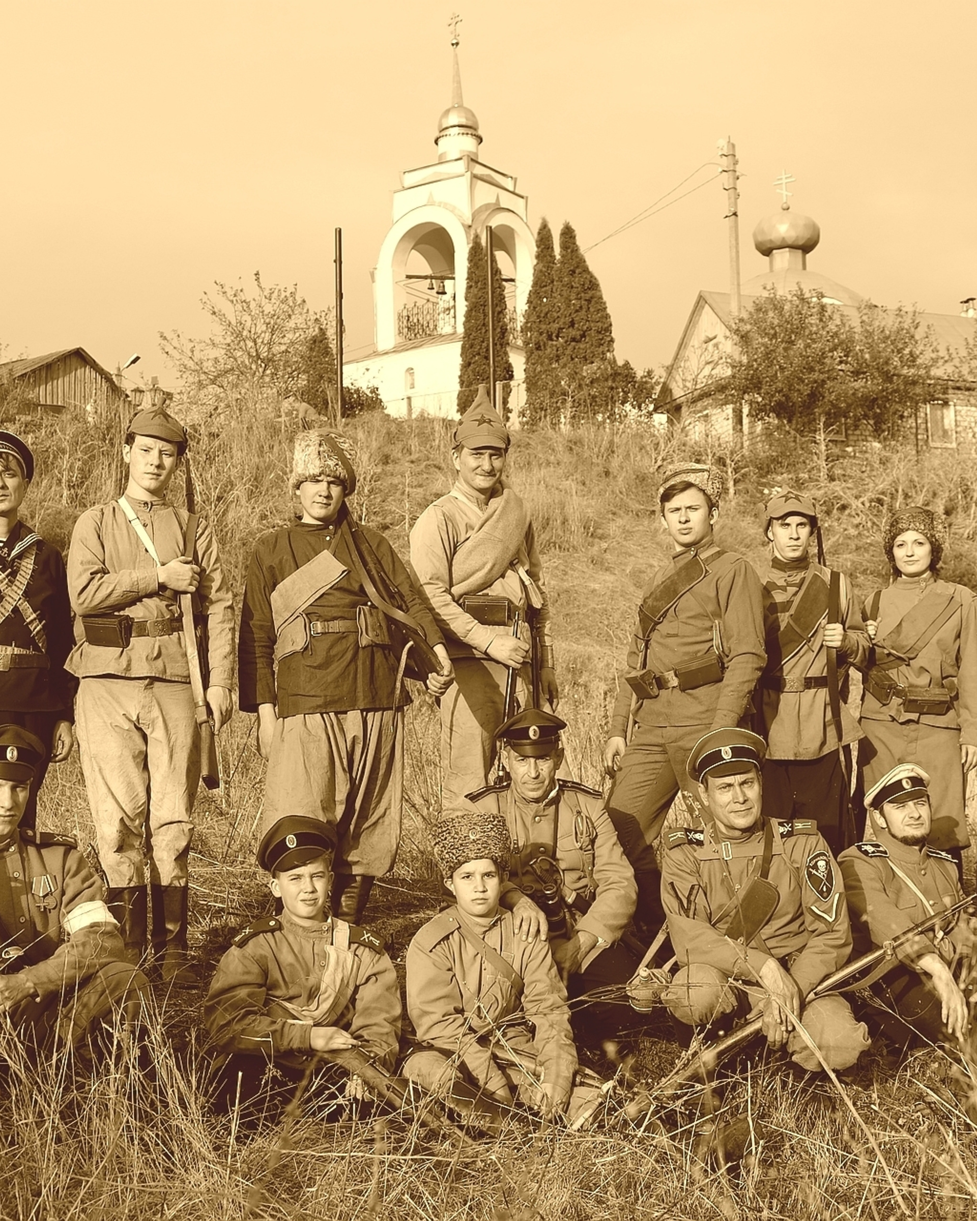 Стилизованная портретная фотосъемка. Репортаж. «Революция».