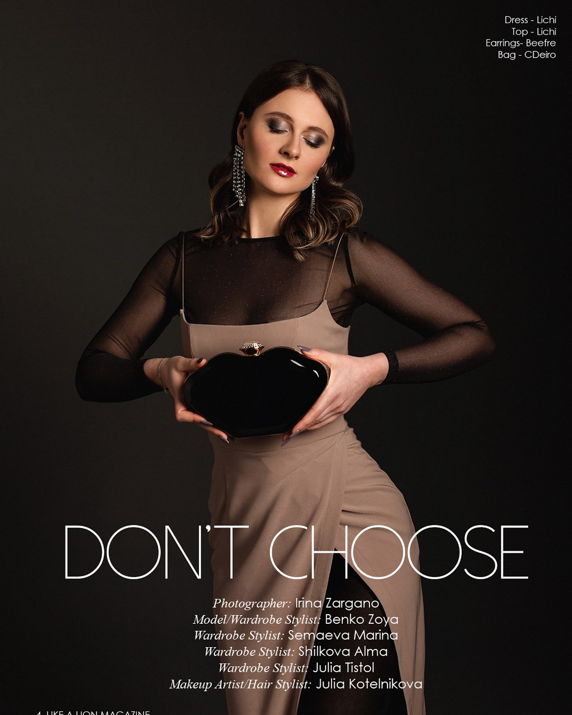 DON'T CHOOSE for LIKE A LION
