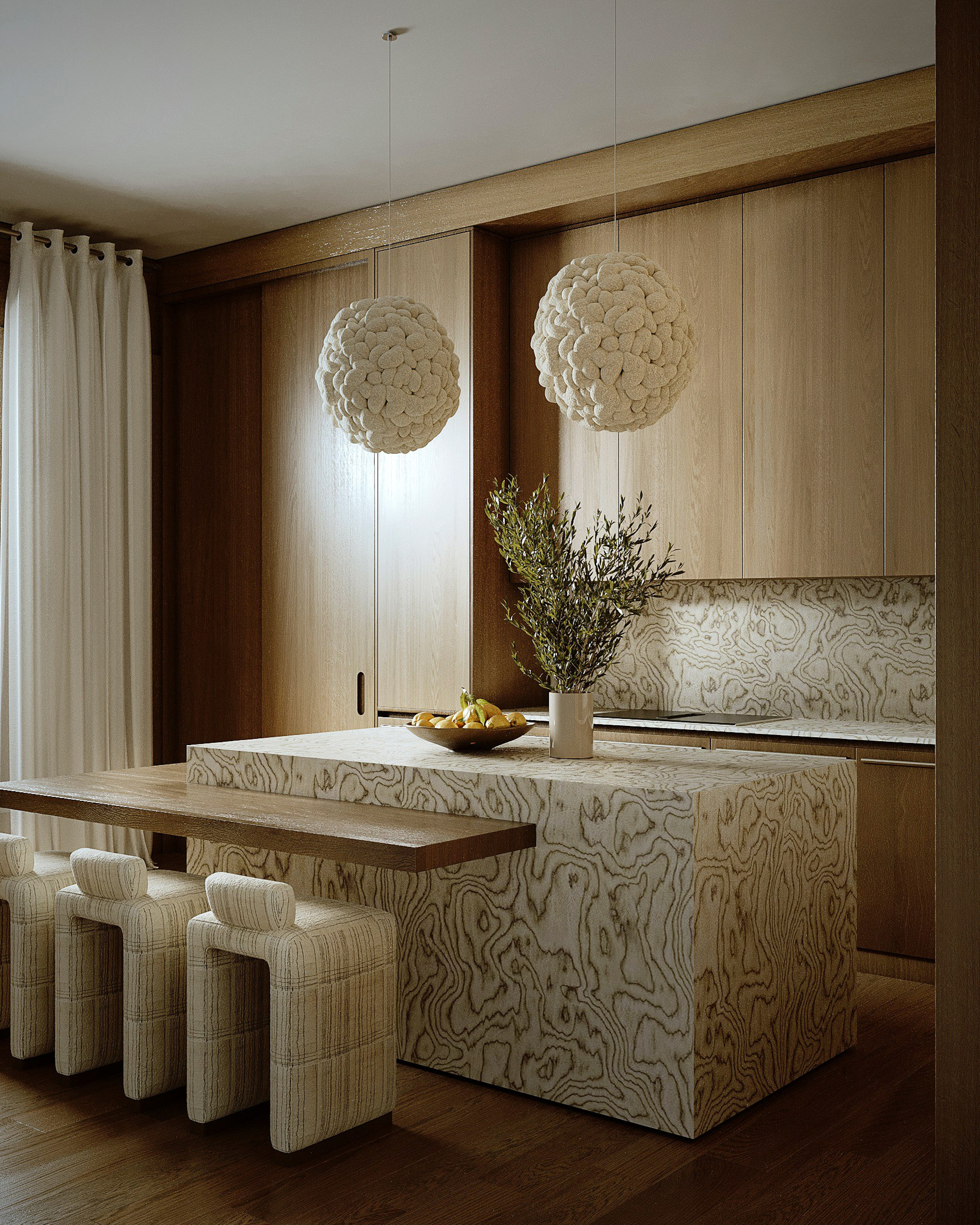 Кухня большого дома на Кипре