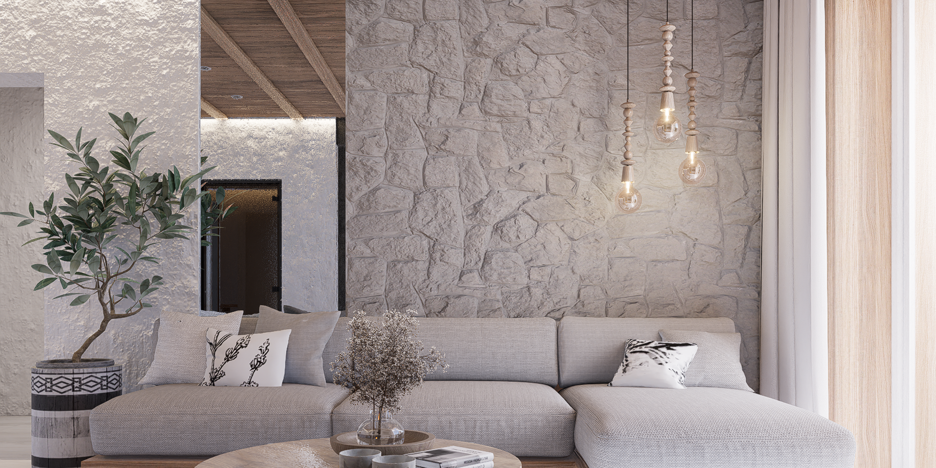 Баня в стиле ваби-саби