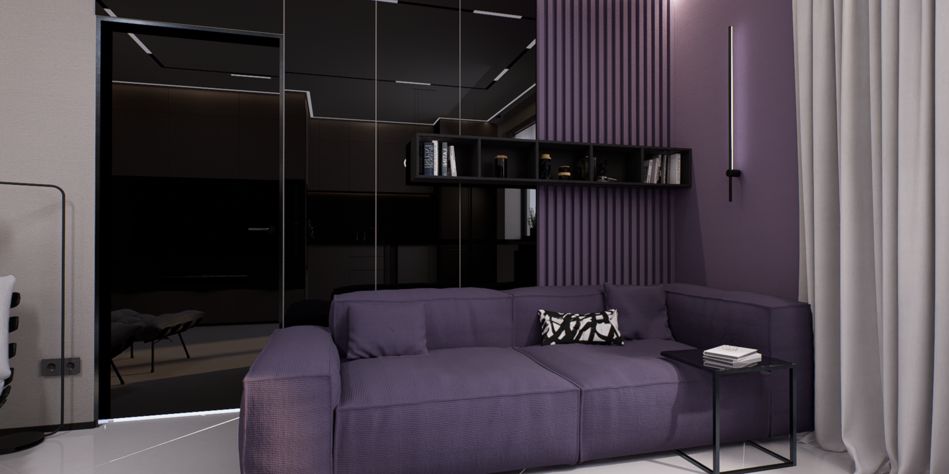 Гостиная в стиле минимализм