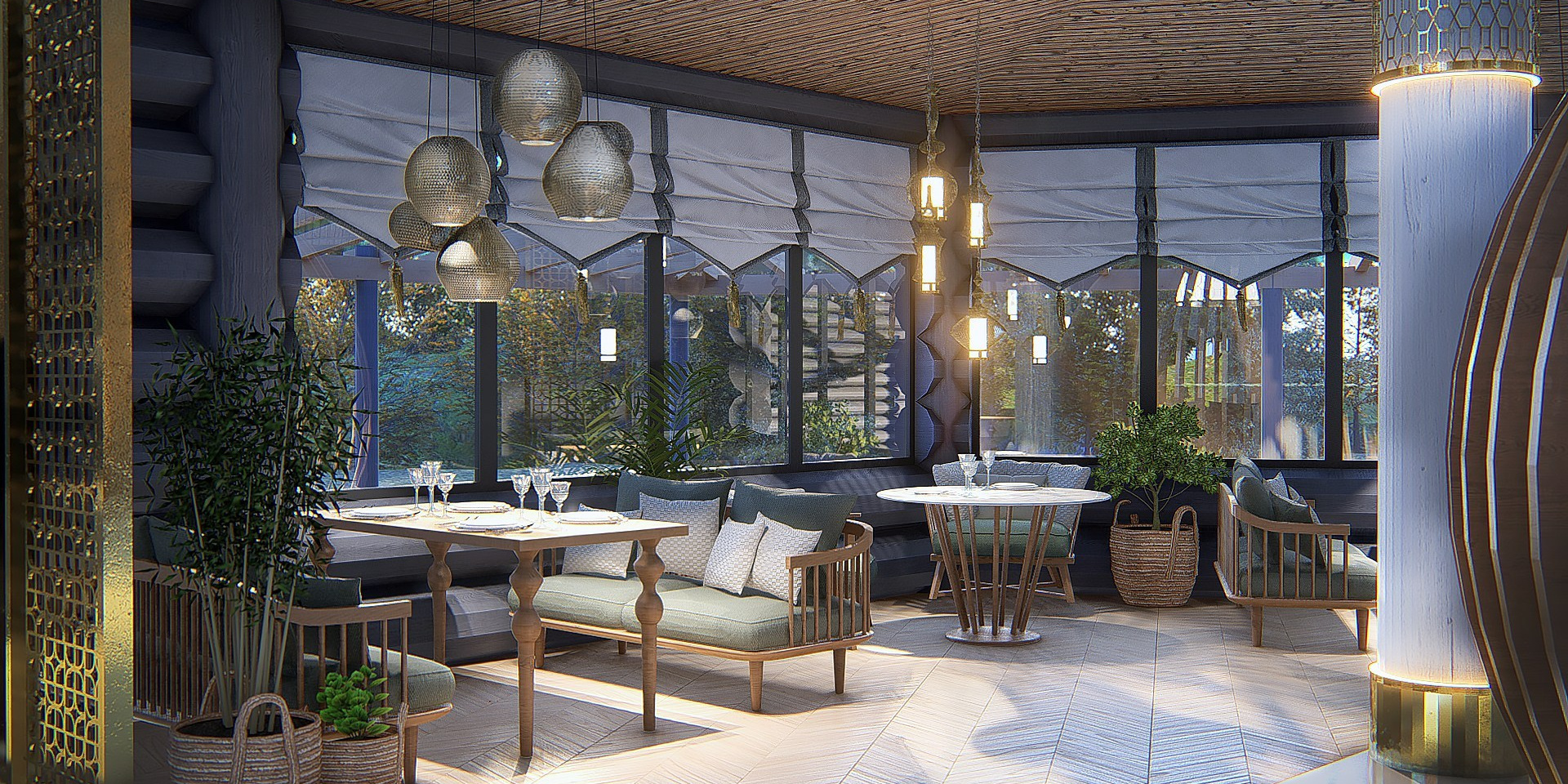 Интерьер Чайхоны