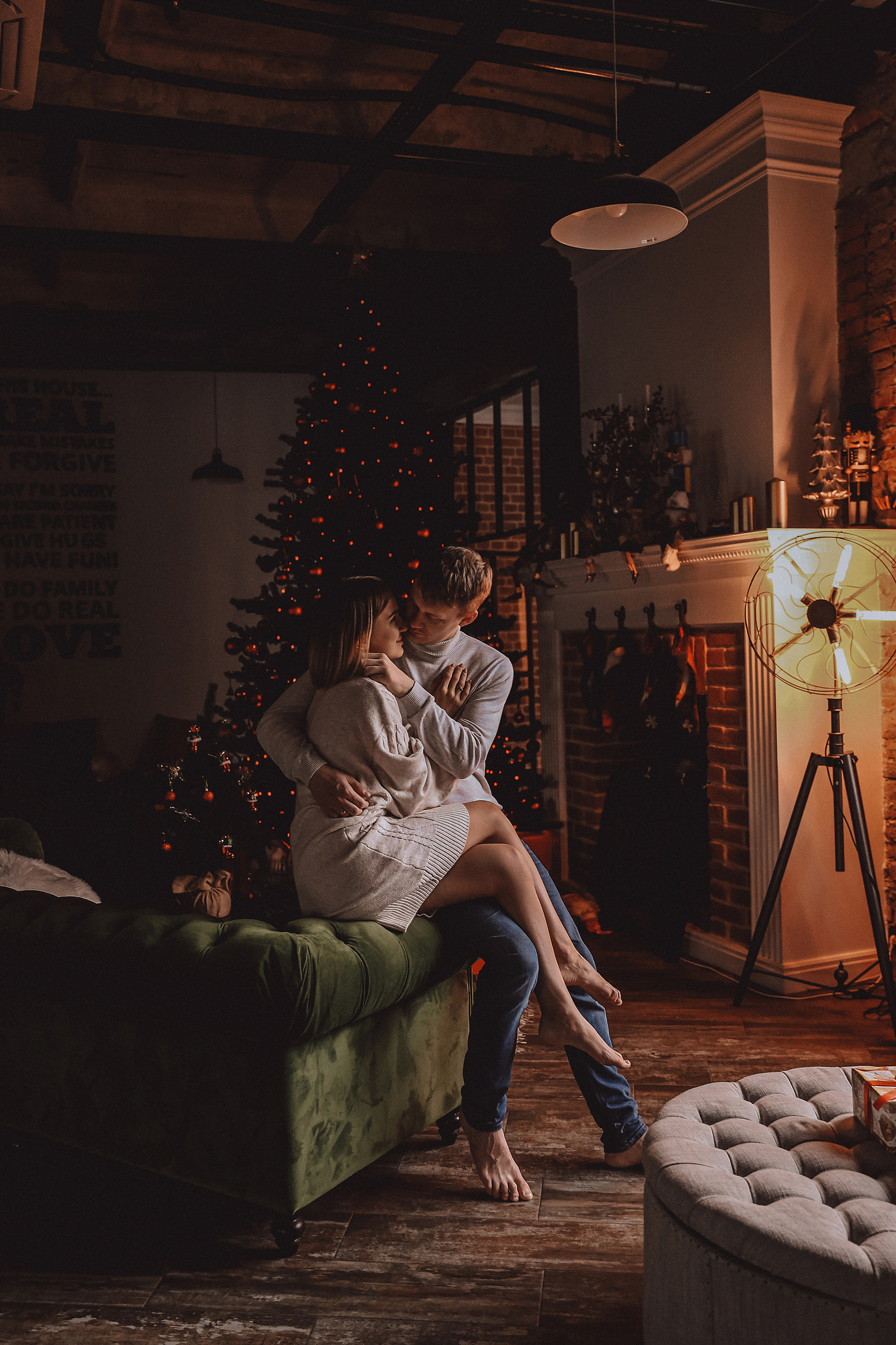 Семейная съемка Тани, Дениса и Матвея в Loft1979