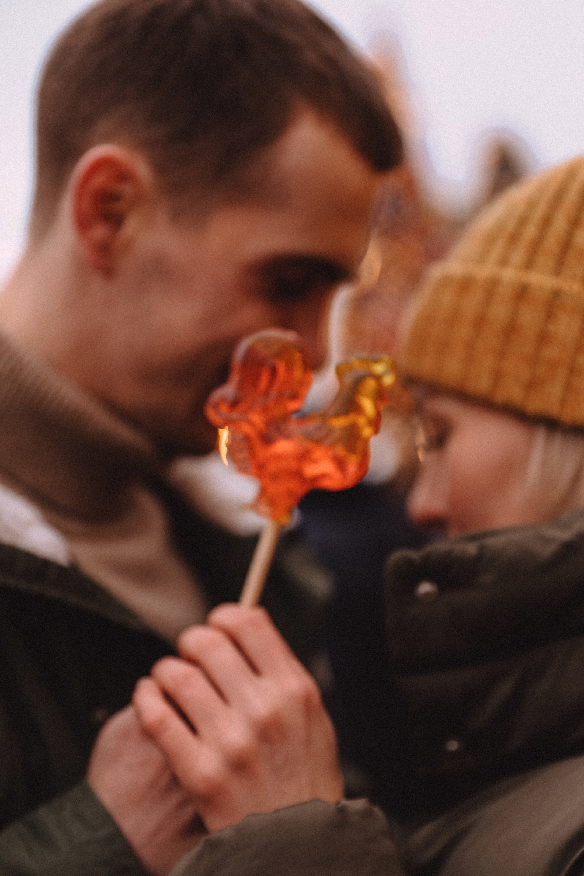 Злата и Вова на рождественской ярмарке