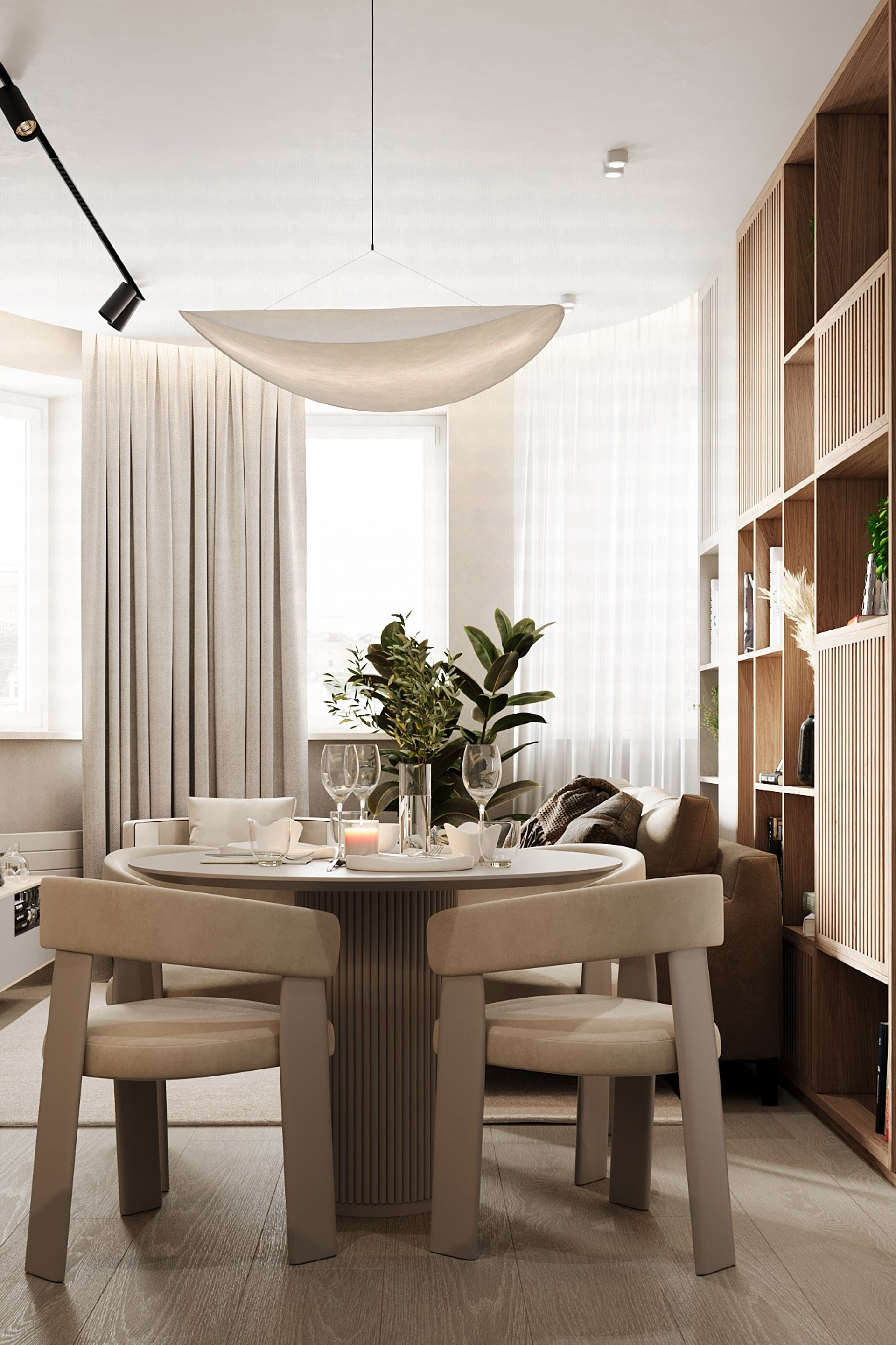 Дизайн проект трехкомнатной квартиры Можайск 90 кв. м.