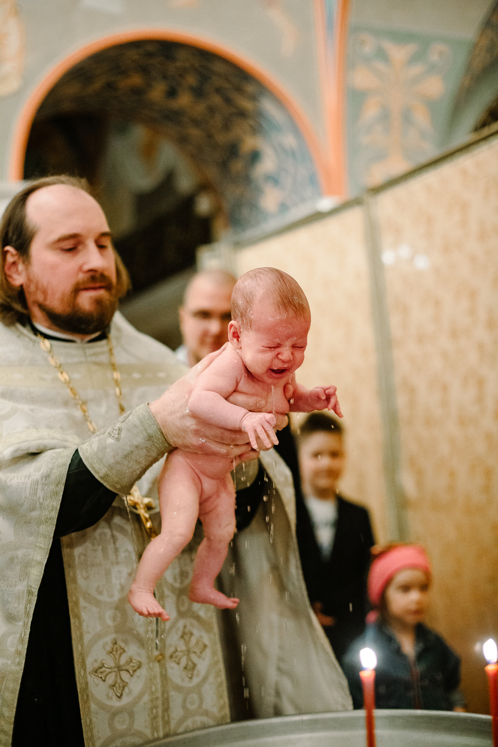 Крещение в Храме Христа Спасителя