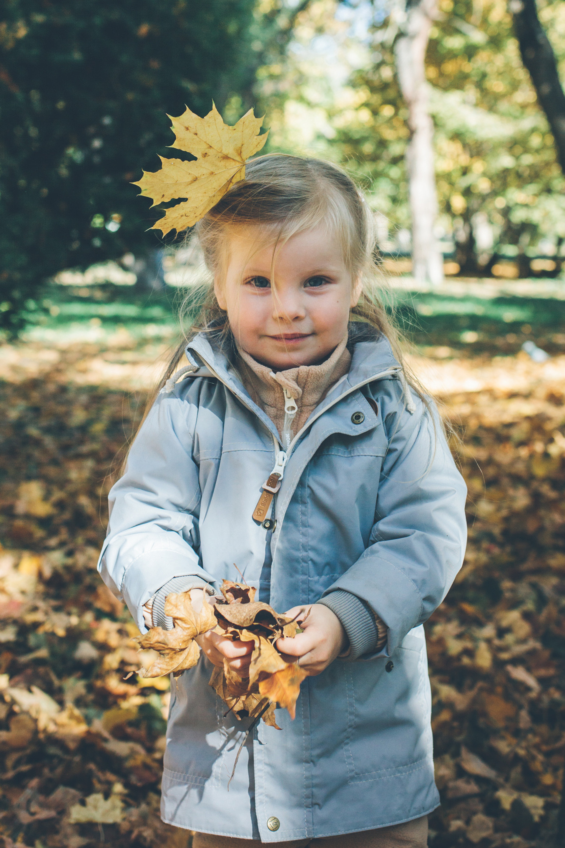 Семейная фотосессия в парке.