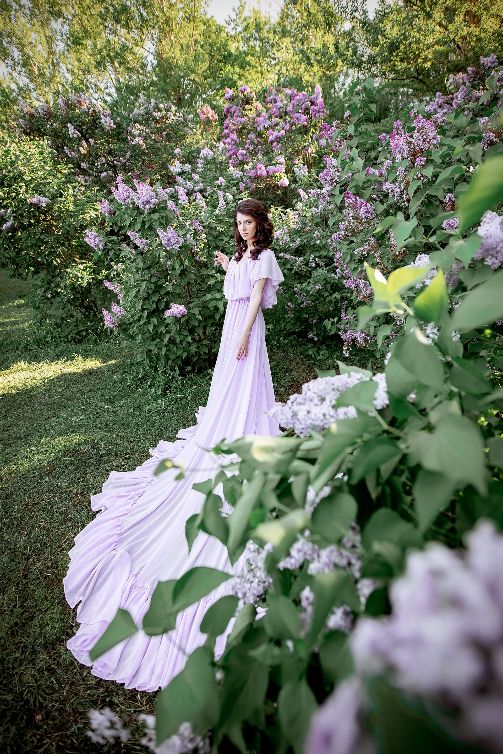 Надя, Москва. Сиреневый сад