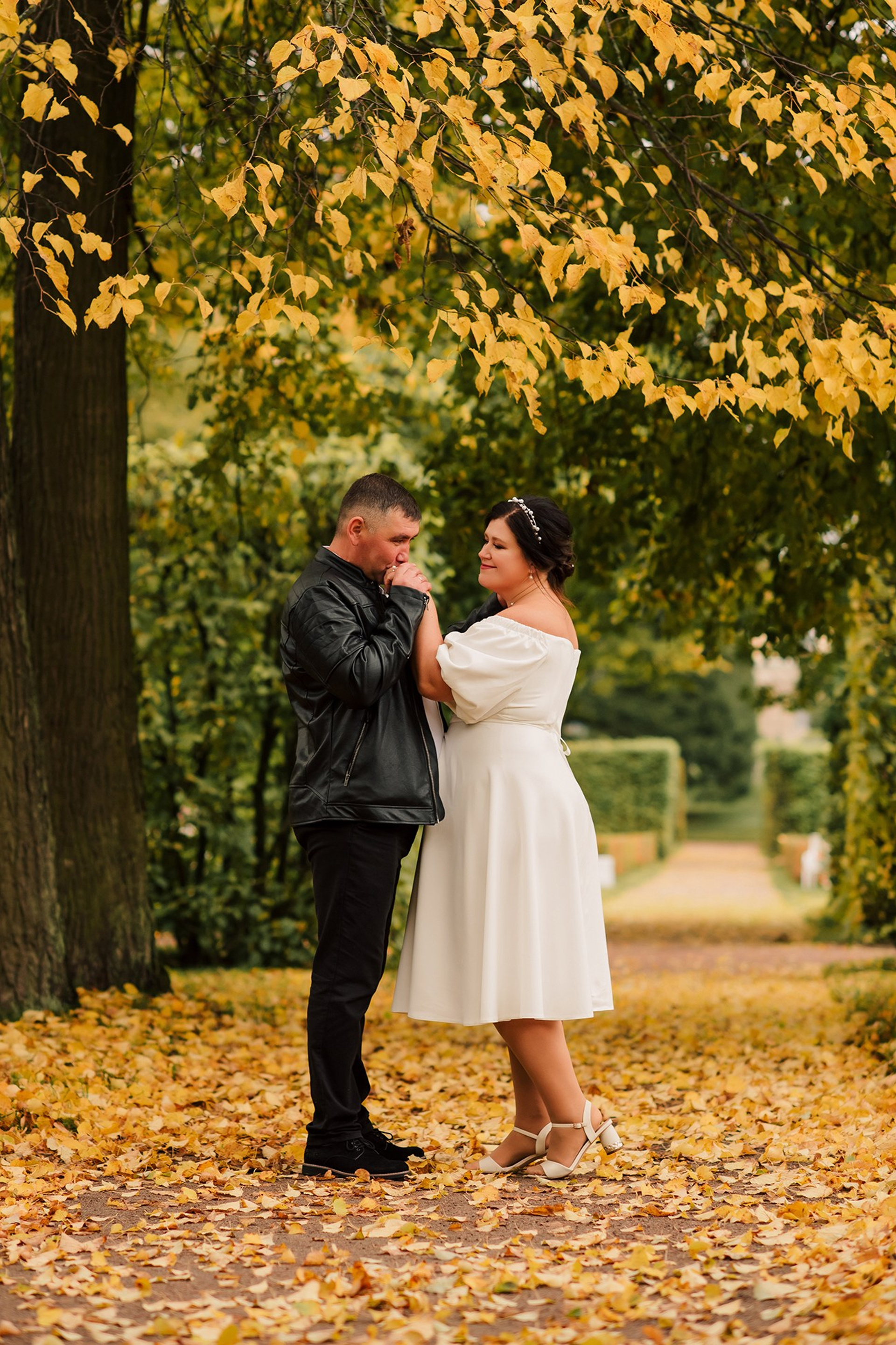 Анна и Сергей. Осень в Пушкине