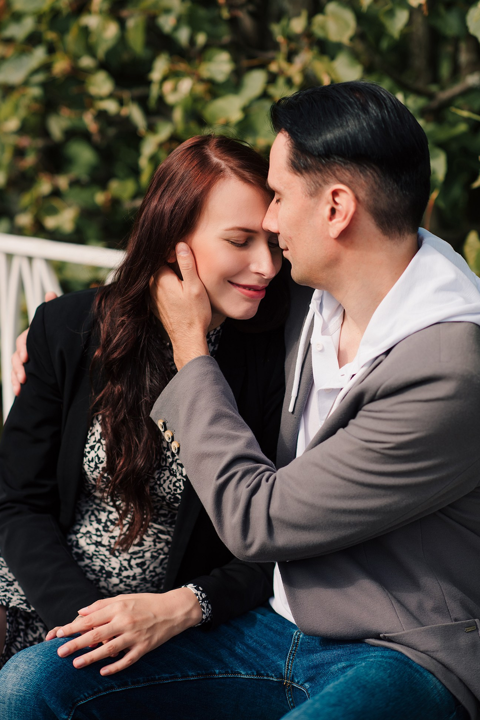 Семья в ожидании чуда. Екатерининский парк.