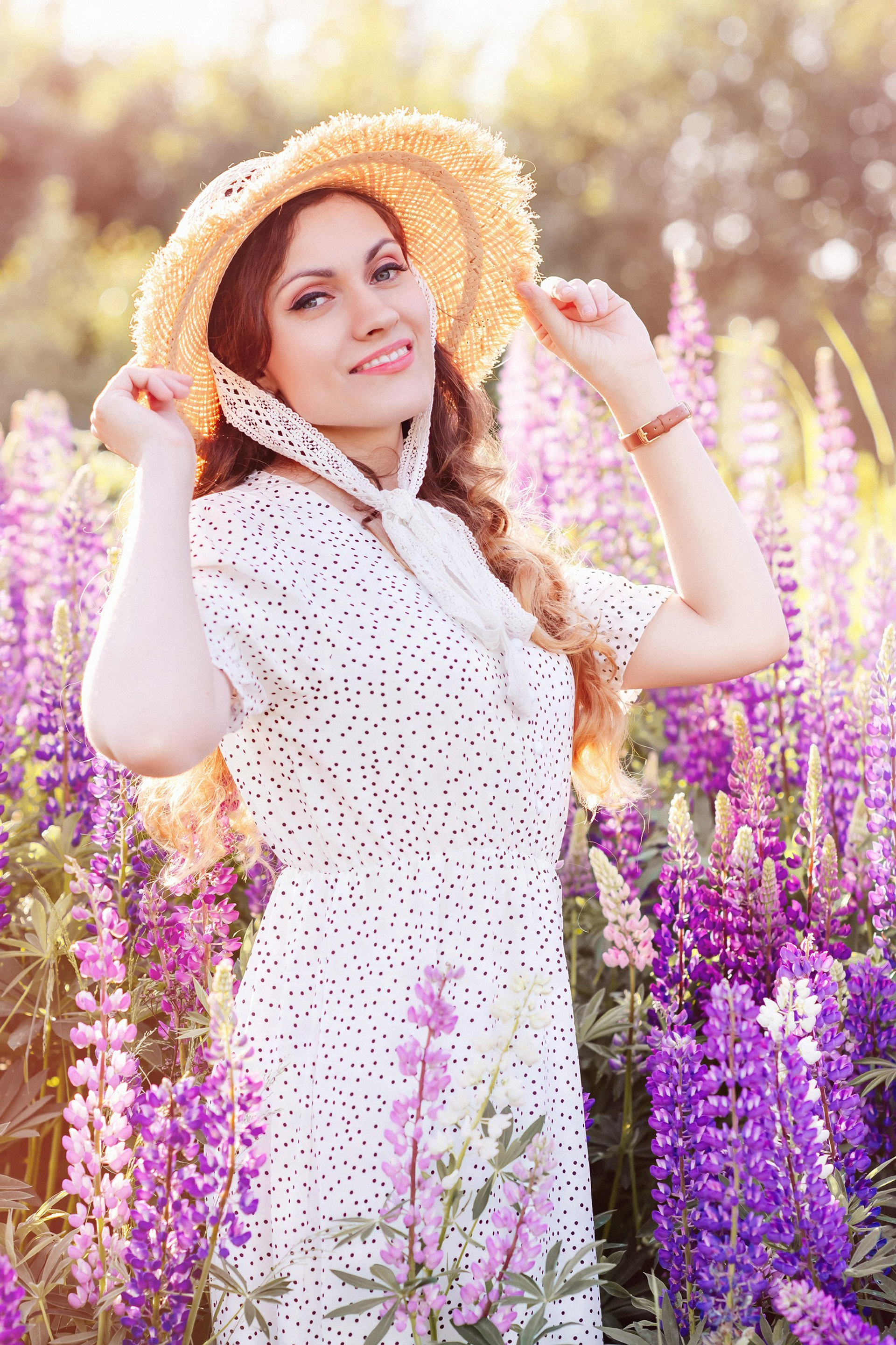 Люпины. Всей семьей.