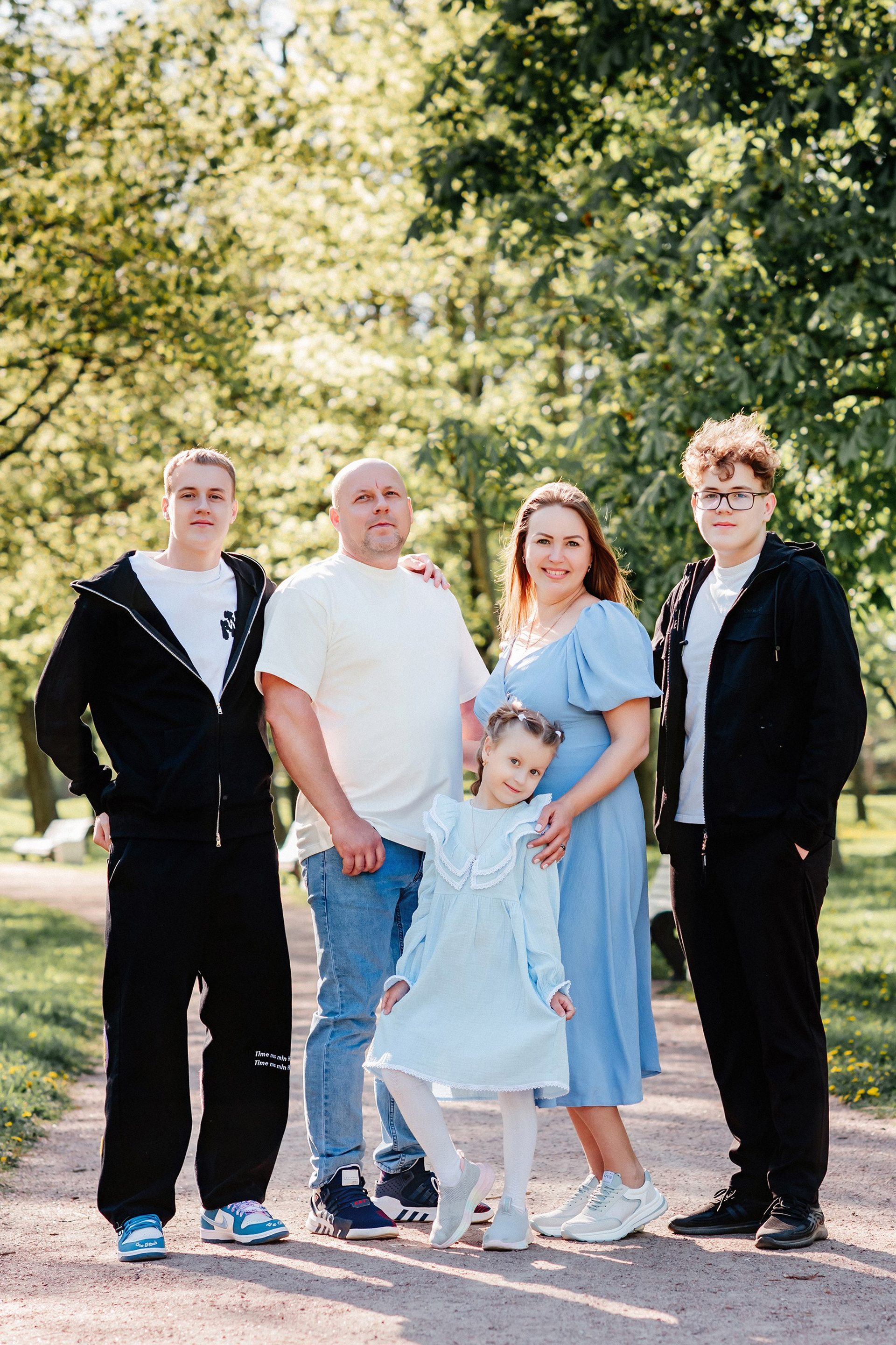 Семья героя! Сквер в Пушкине.