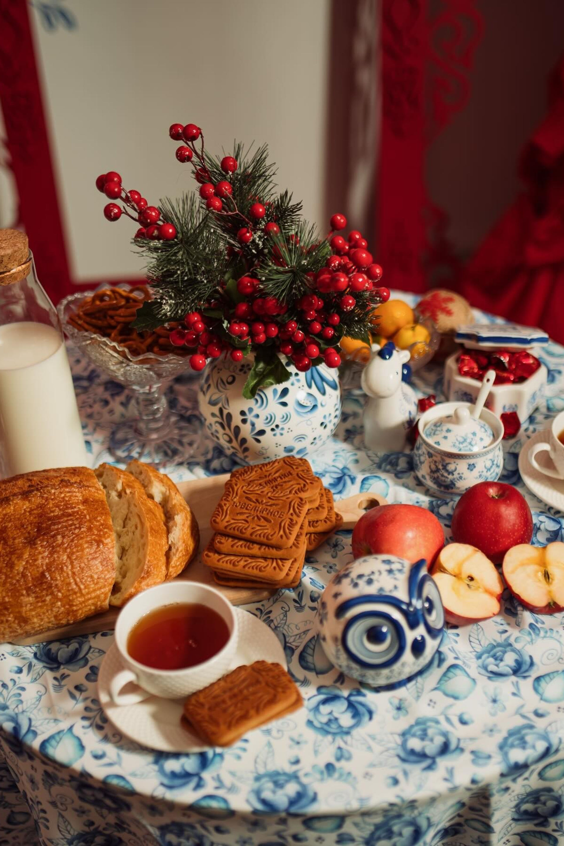 Семейная новогодняя фотосессия. Фотограф Сергей Салманов Studiophotosharm